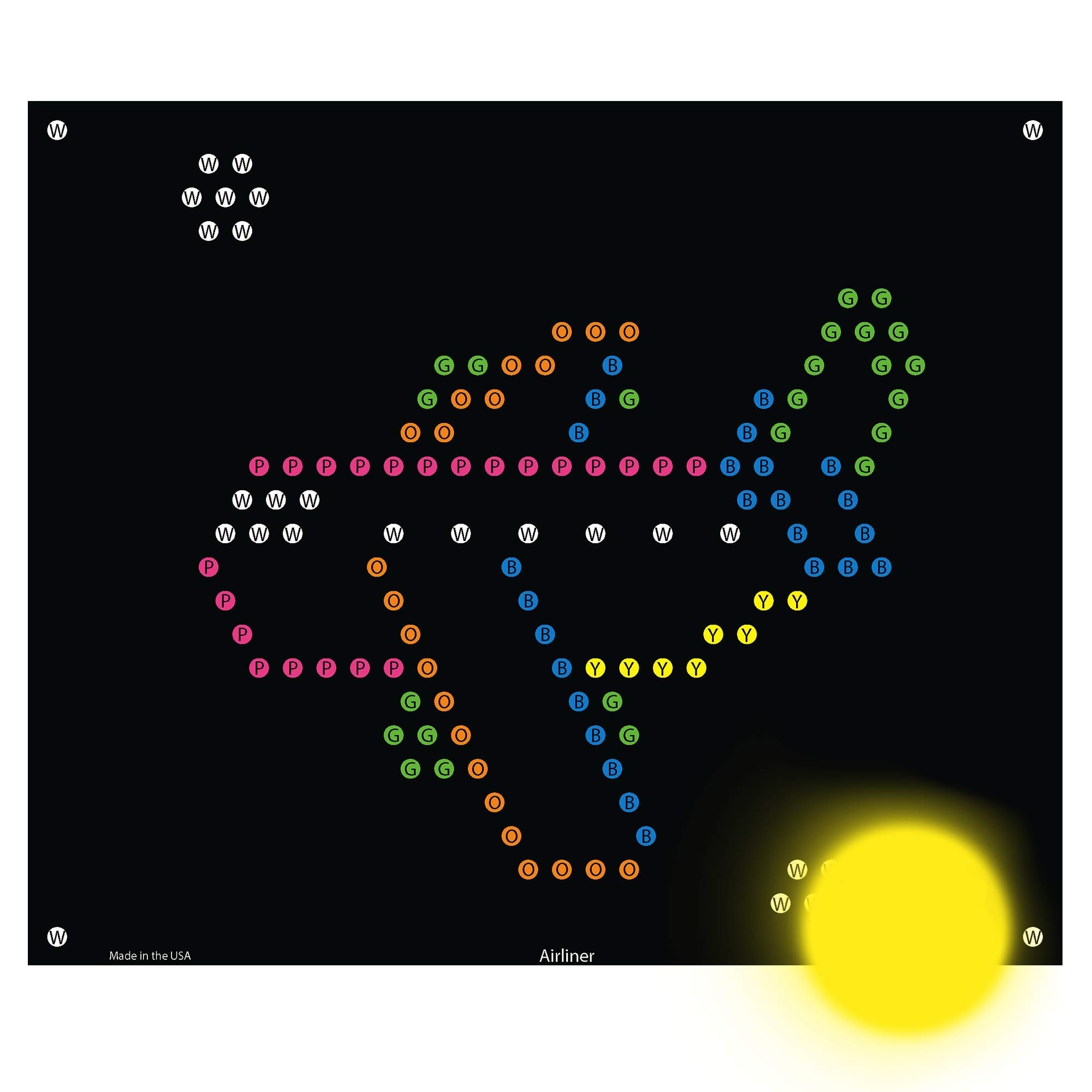 IllumiPeg Things That Go Refill Templates For Basic Fun Lite Brite Ultimate Classic 10 Sheets 7x8 