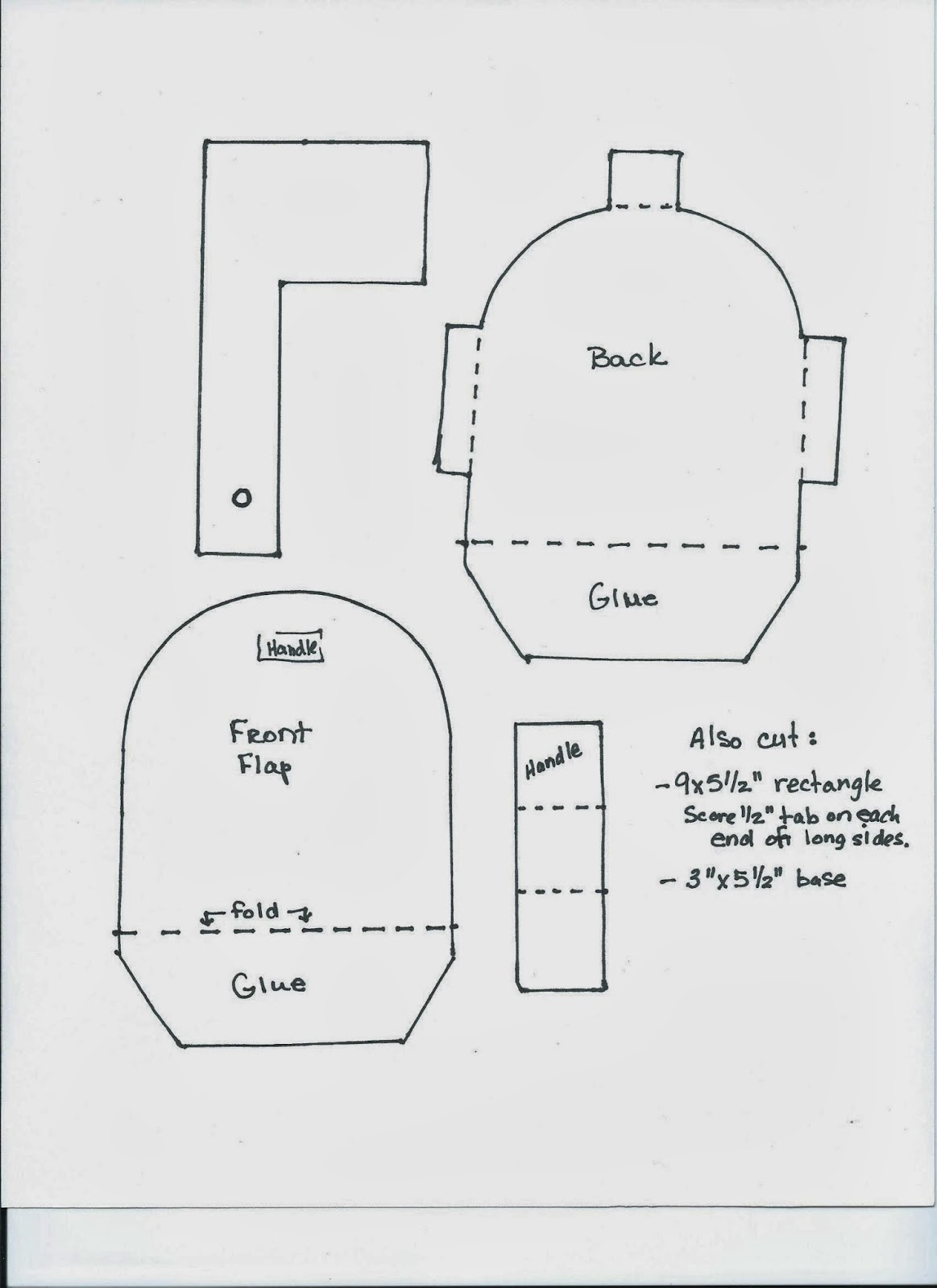 Ink Stains Mini Mailbox Template U0026 Instructions