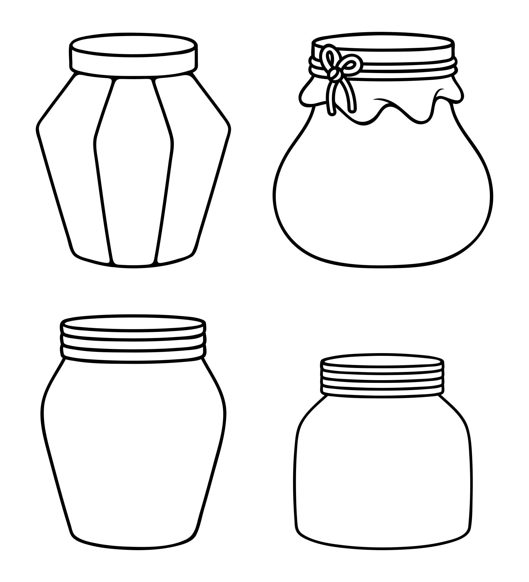 Jar Template Pattern 10 Free PDF Printables Printablee Worksheets Library