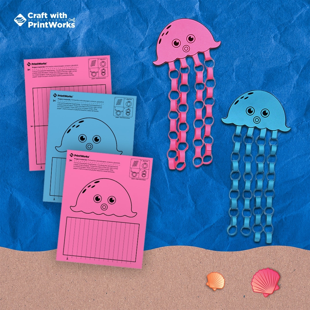 Jellyfish Craft Free PDF Printable Download