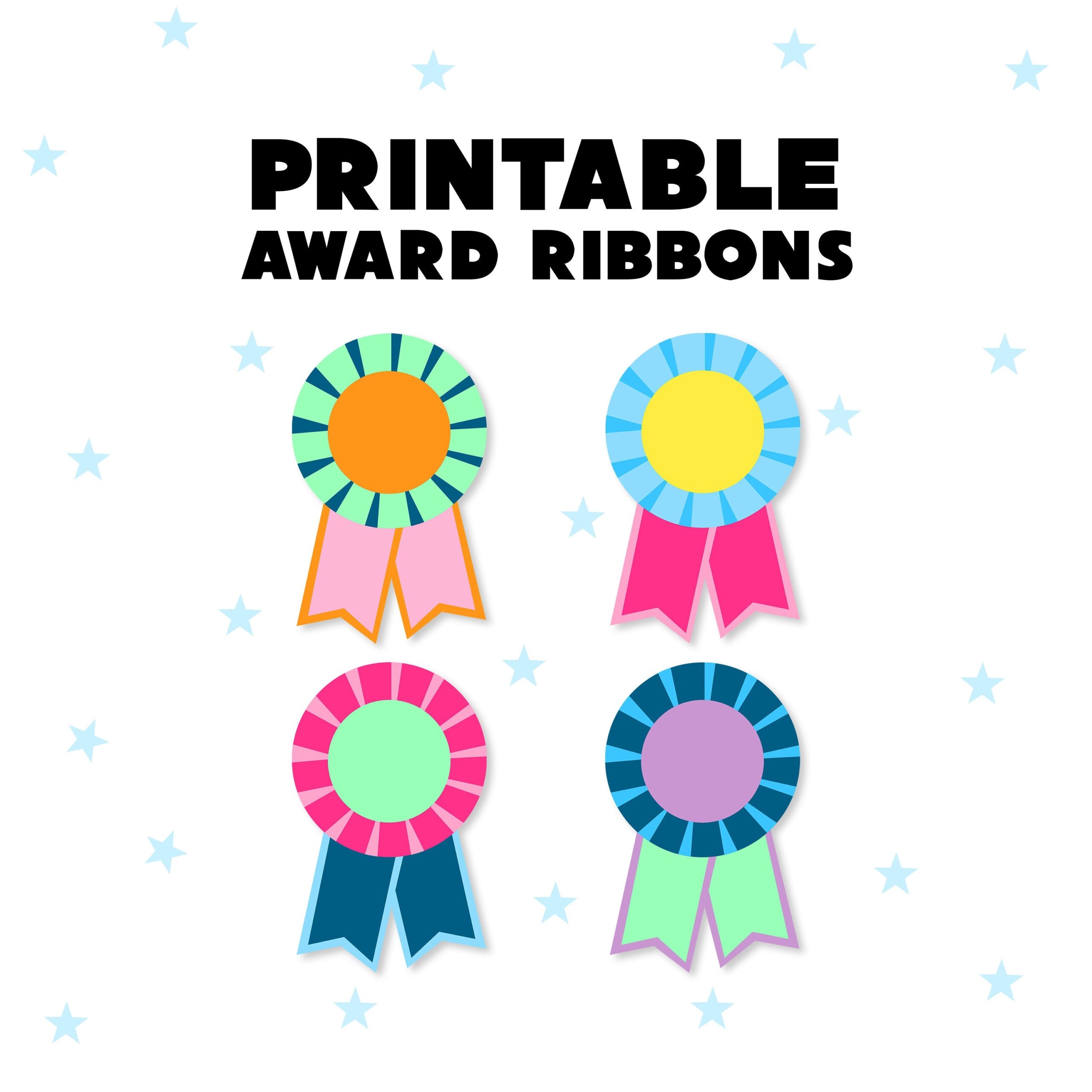 Free Printable Award Ribbons Templates