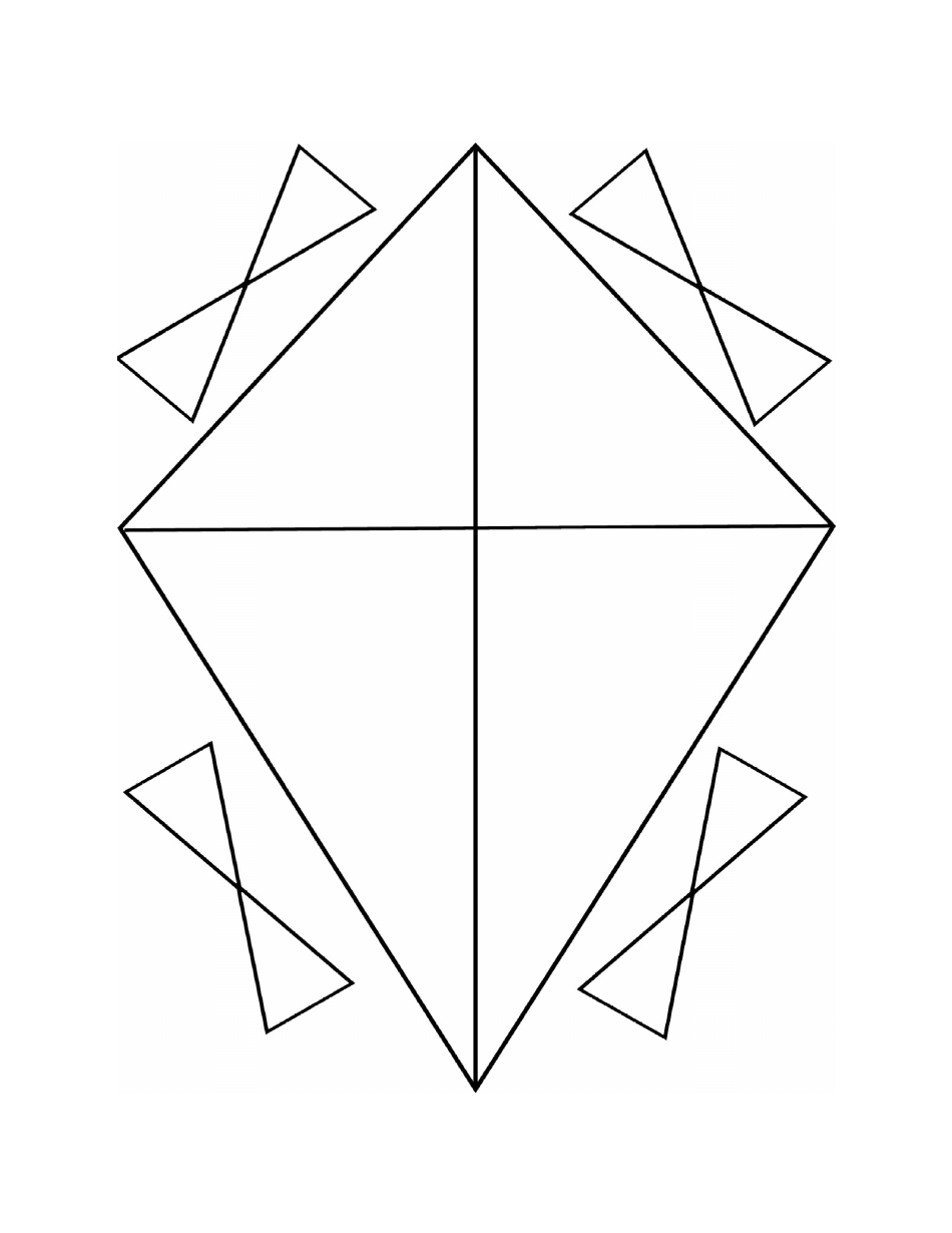 Kite Template Scheme Download Printable PDF Templateroller