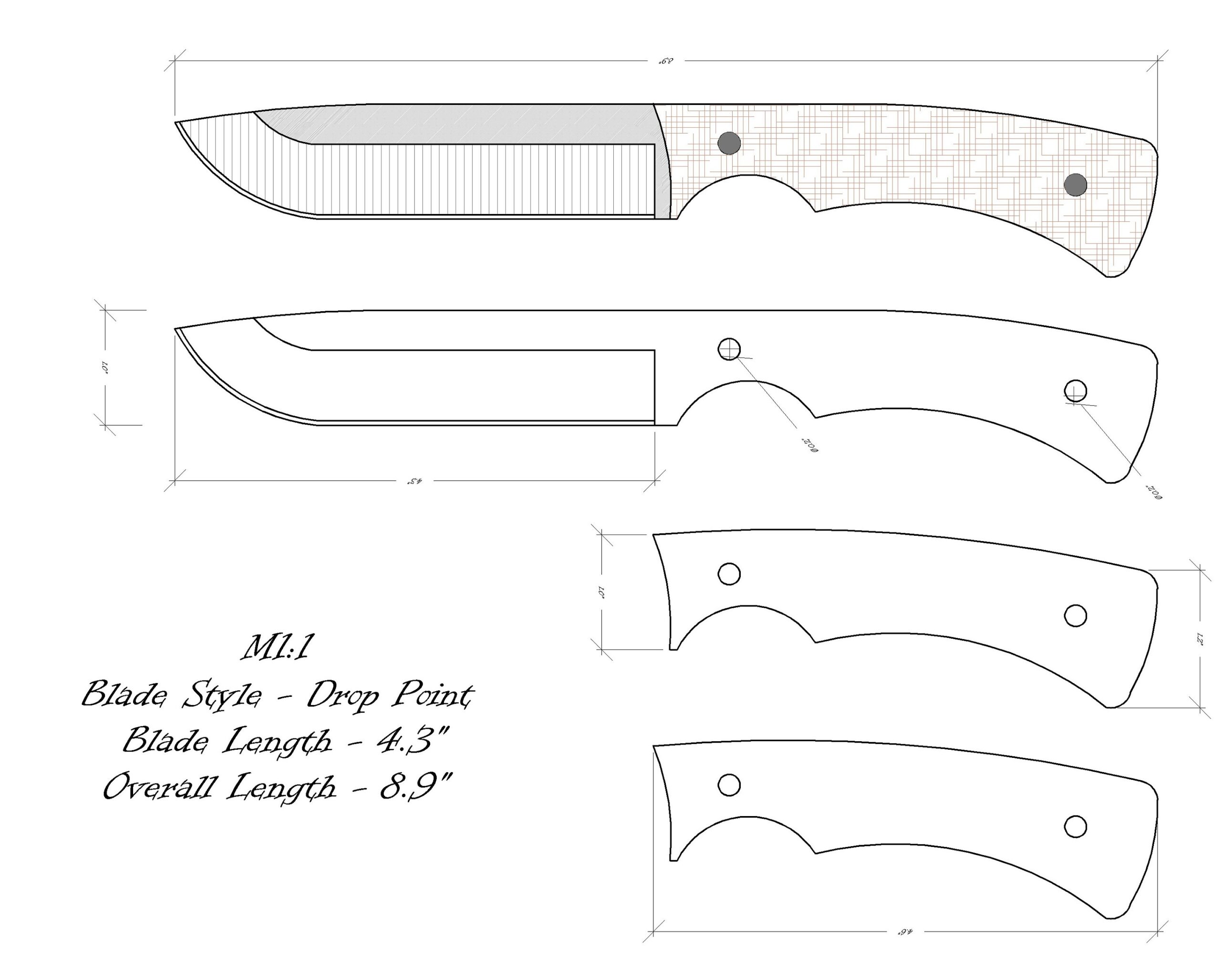 Knife Drawing knife Sketch knife Templates Printable custom Knife Worksheets Library