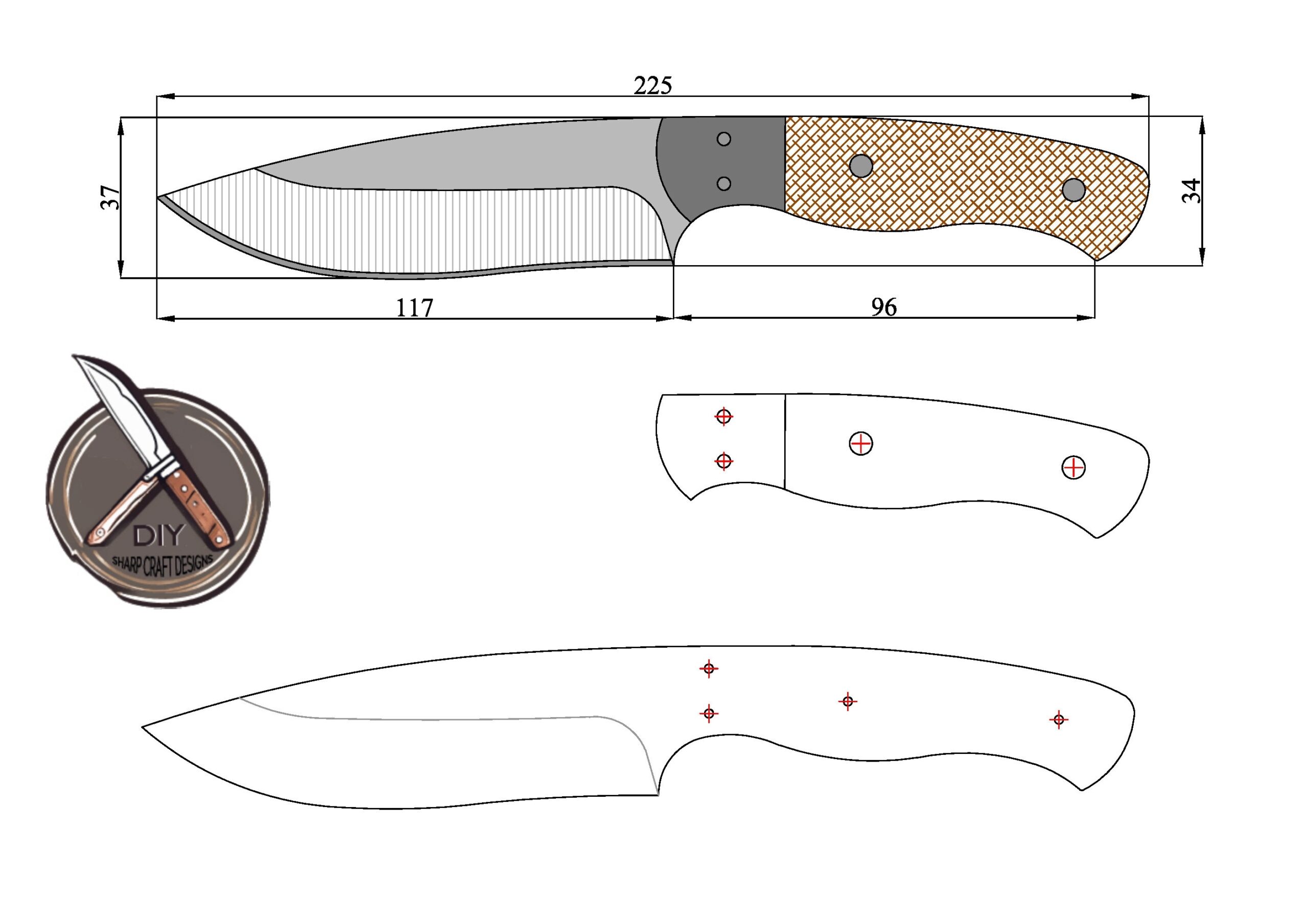 Printable Knife Templates Pdf Free Download