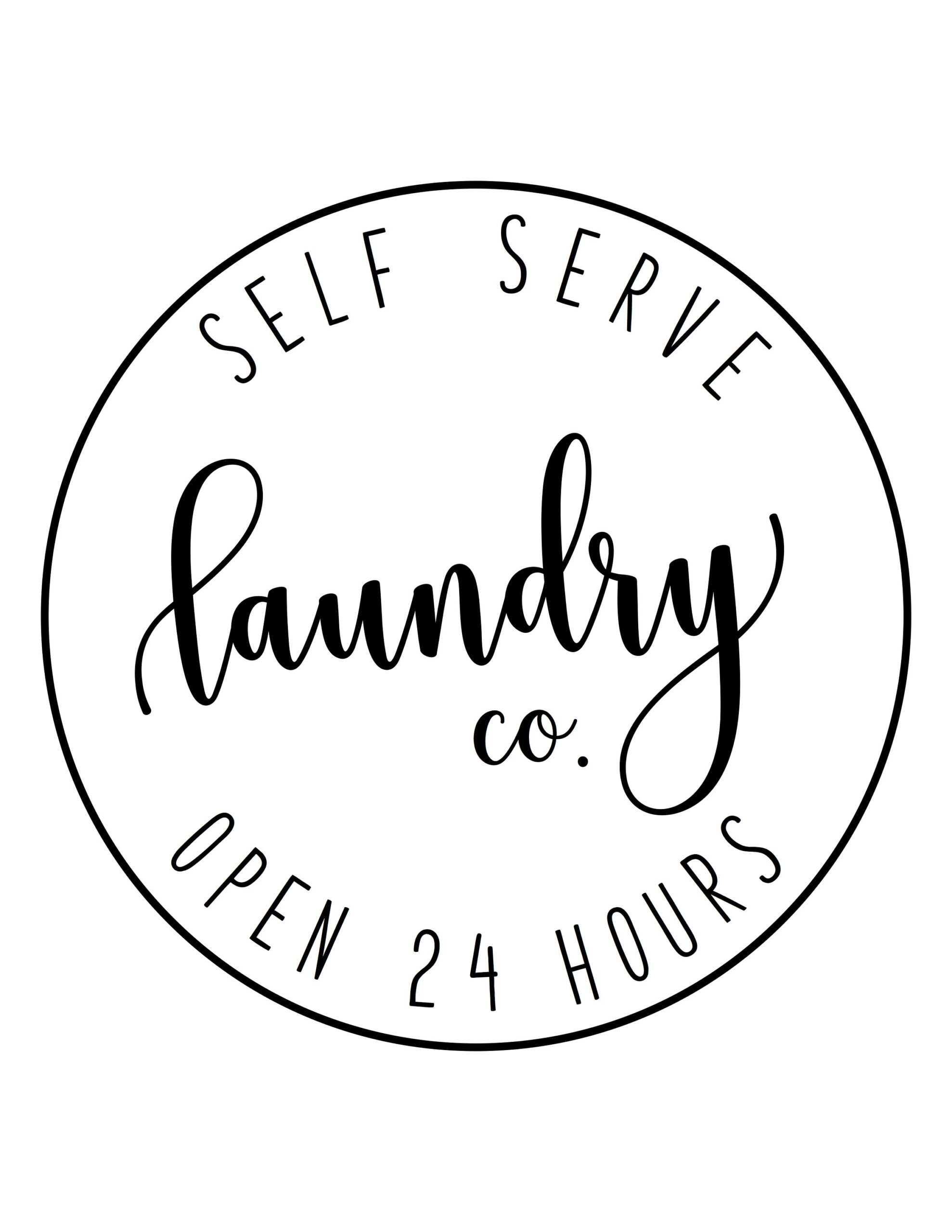 Template Free Printable Laundry Room Signs