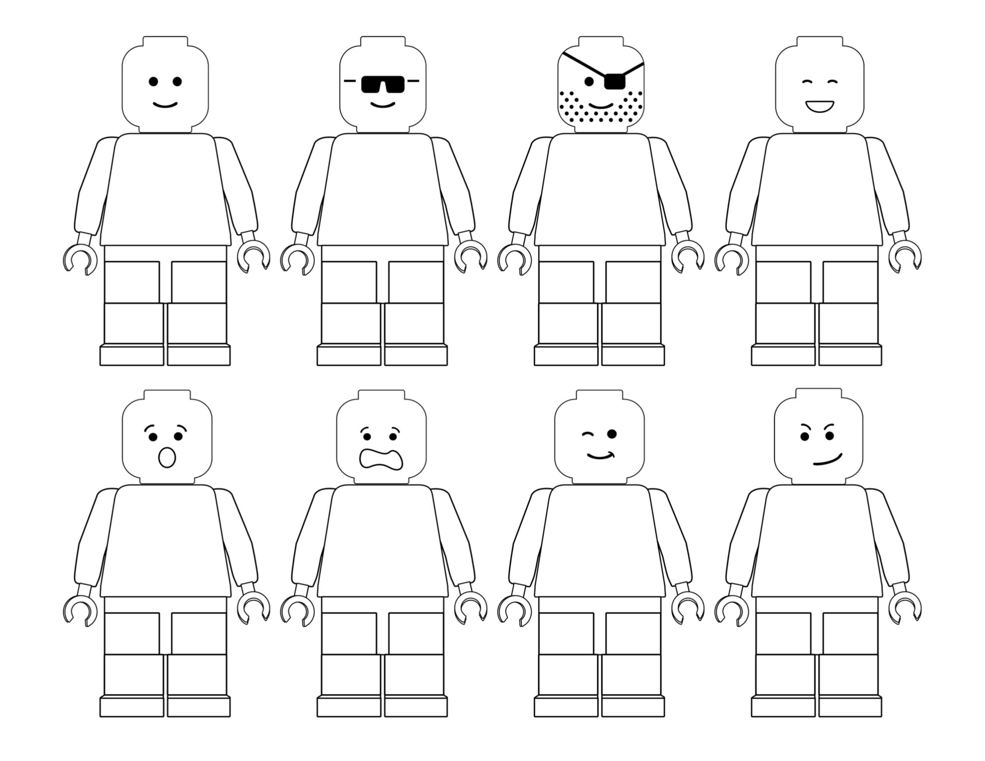 Lego 2025 Figure Printable