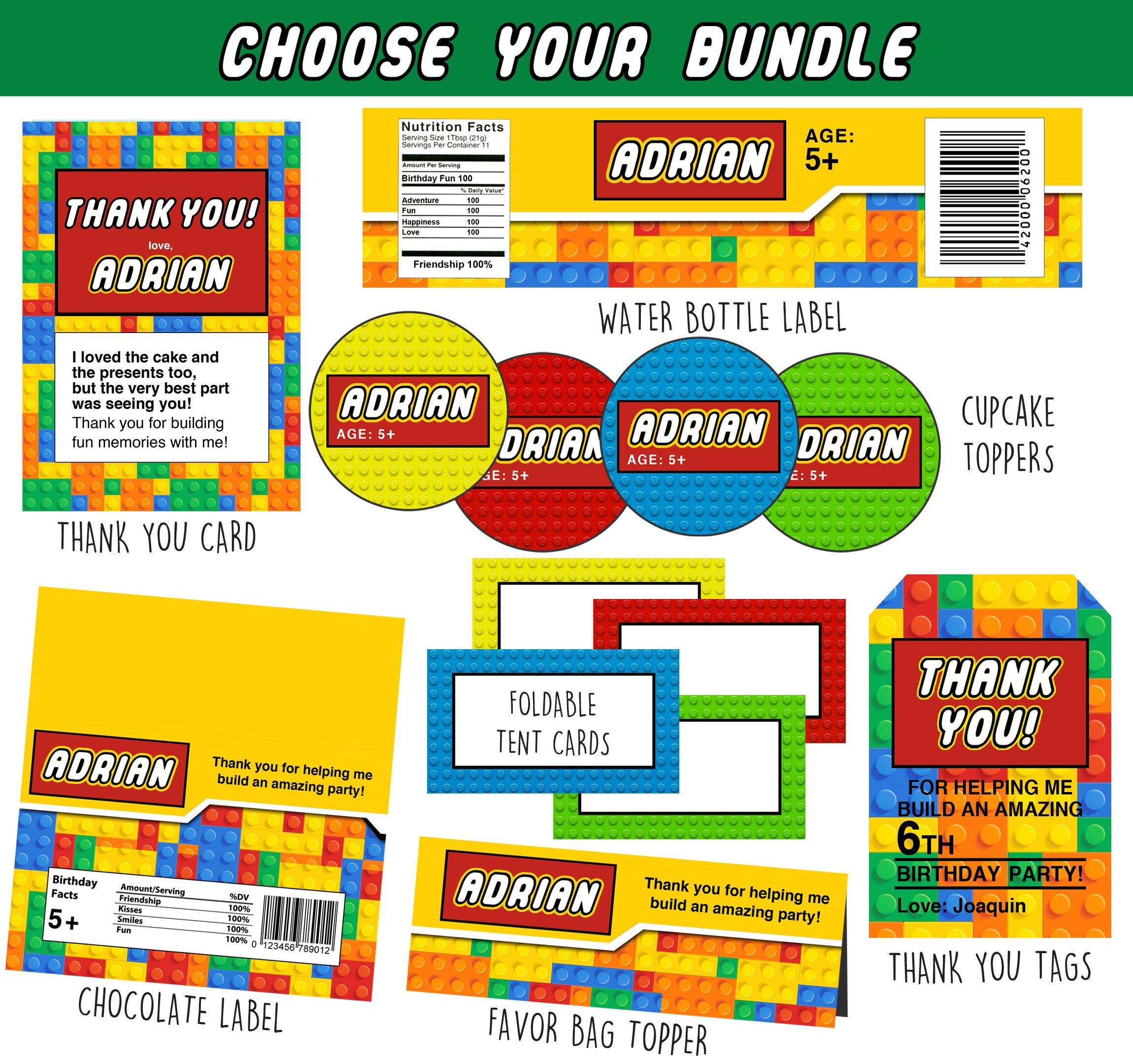 Free Lego Printable Templates