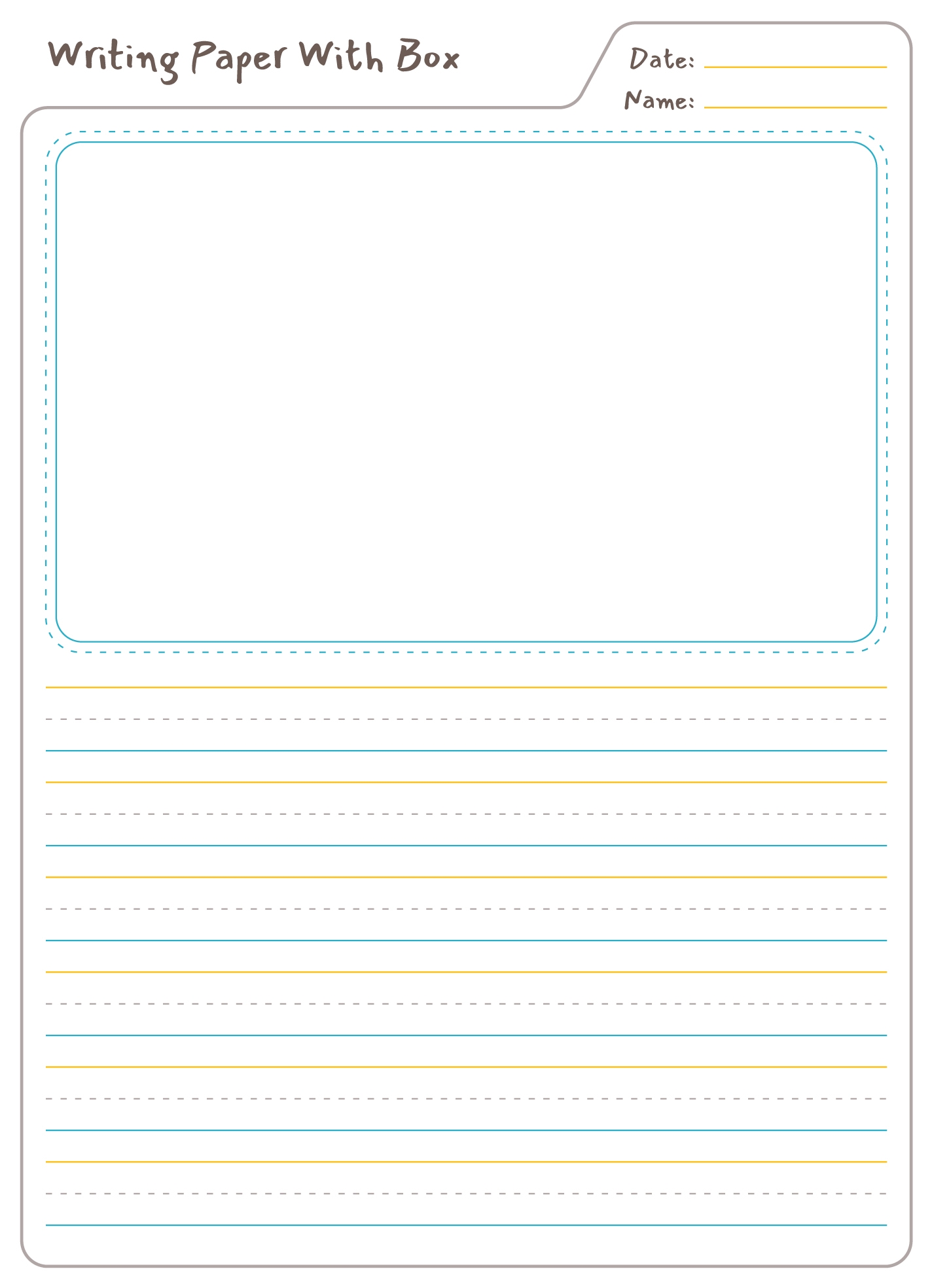 Writing Template Free Printable Writing Template Free Printable