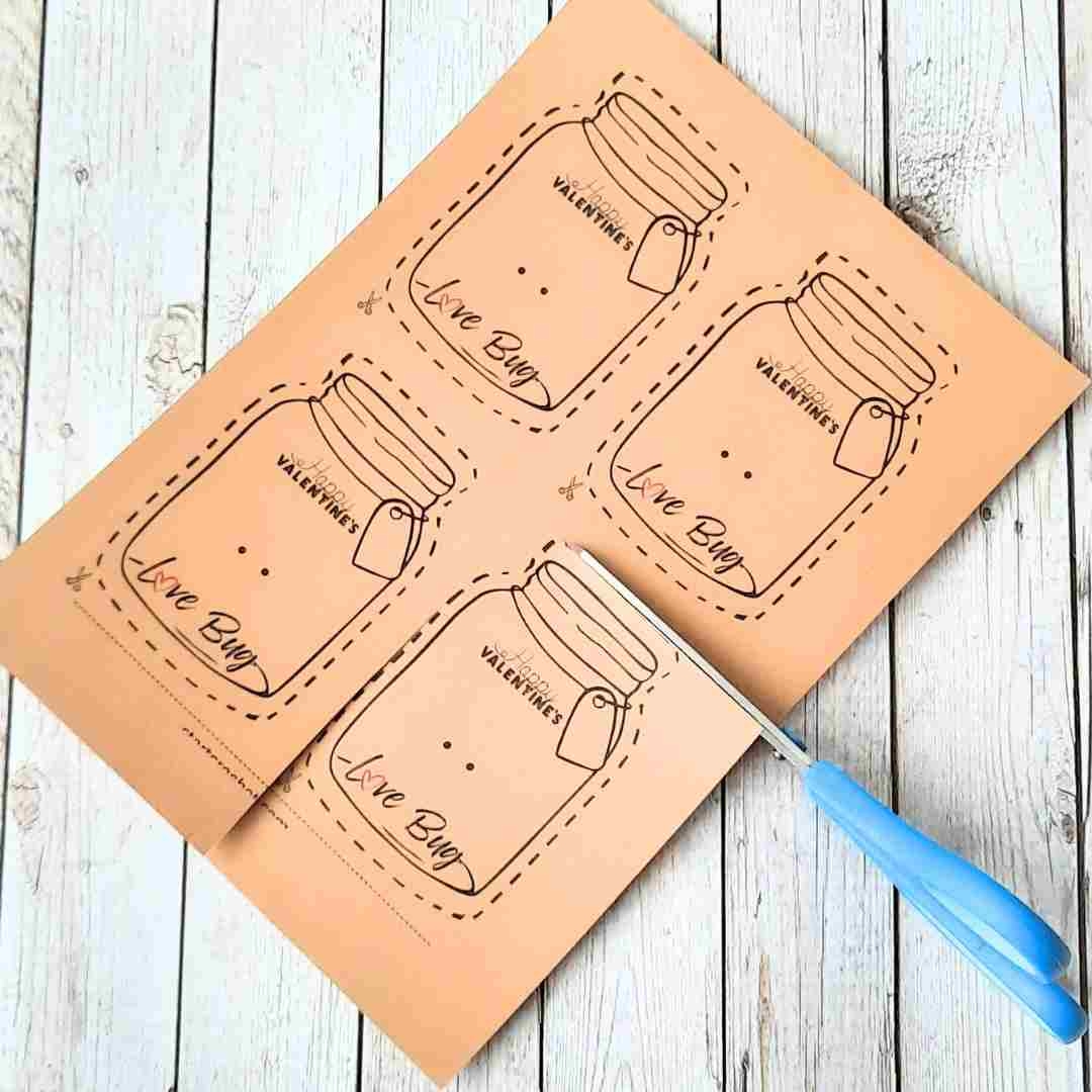 Love Bug Mason Jars Template Printable PDF Editable With Canva Love Bug Mason Jars Template Printable PDF Editable With Canva