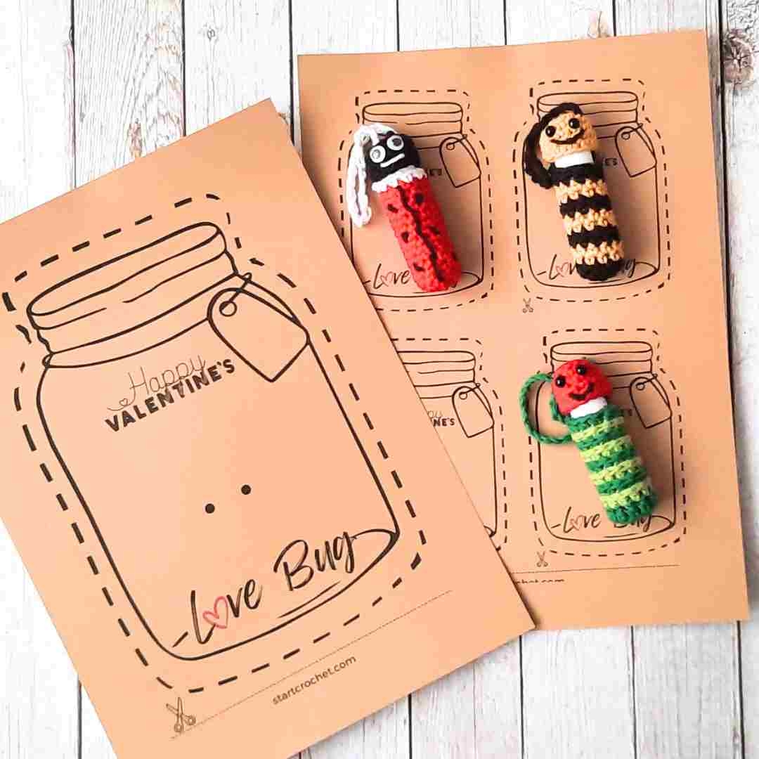 Love Bug Mason Jars Template Printable PDF Editable With Canva 