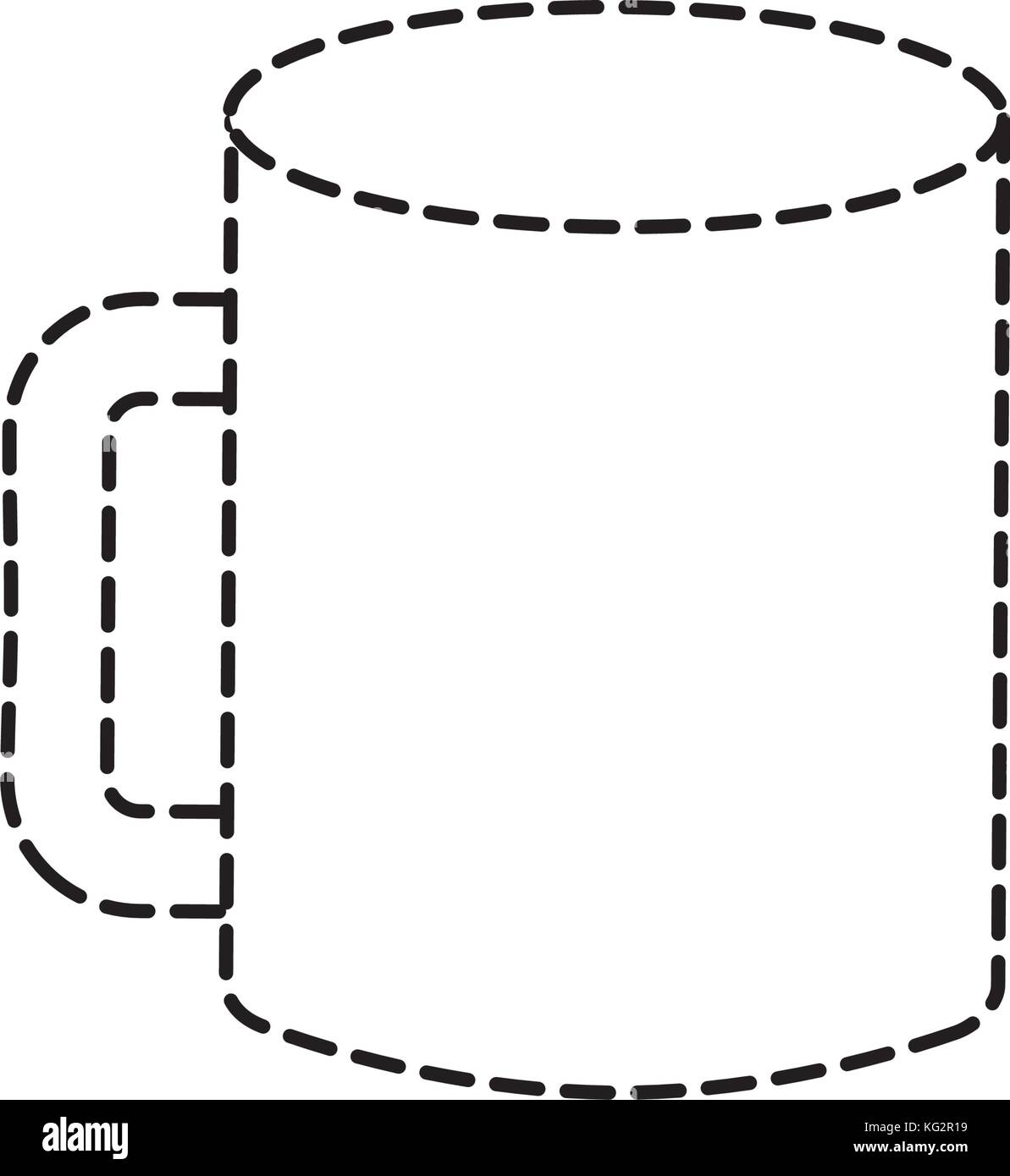 Mockup Of Corporate Ceramic Mug Template For Branding Identity And Company Blank Design Stock Vector Image U0026 Art Alamy