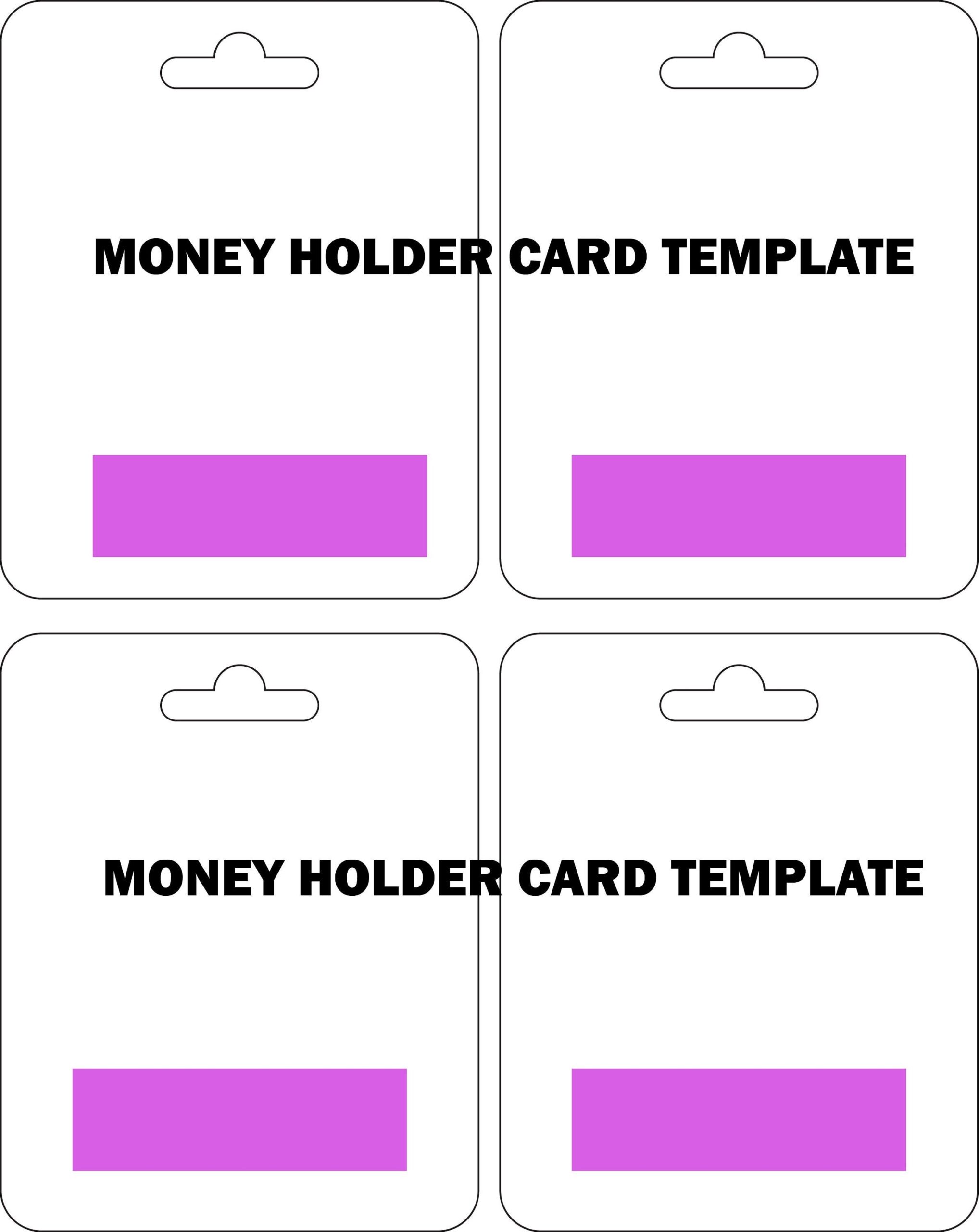 Money Card Template Money Card Holder Graduation Gift SVG 