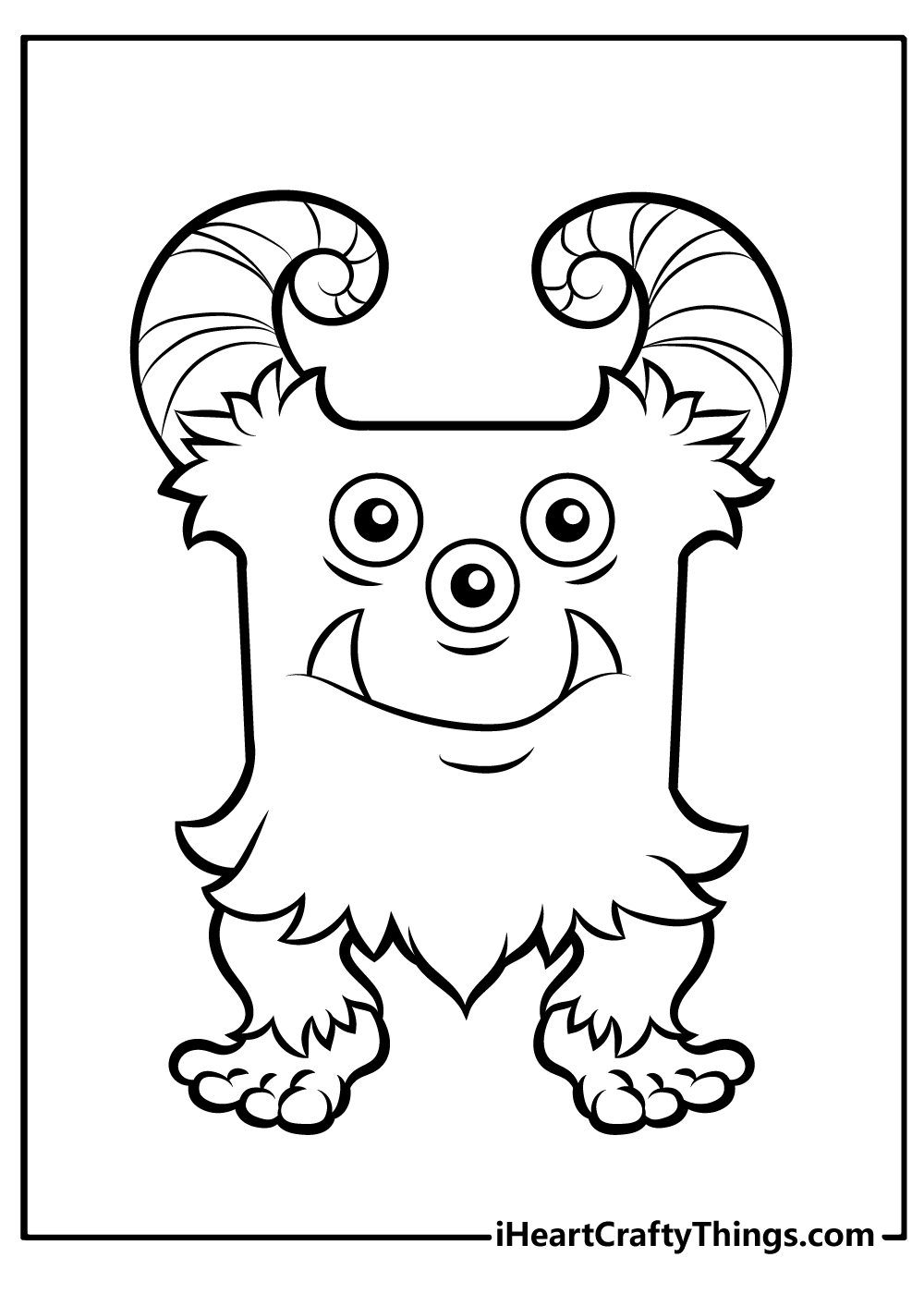 Monster Coloring Pages 100 Free Printables Monster Coloring Pages 100 Free Printables