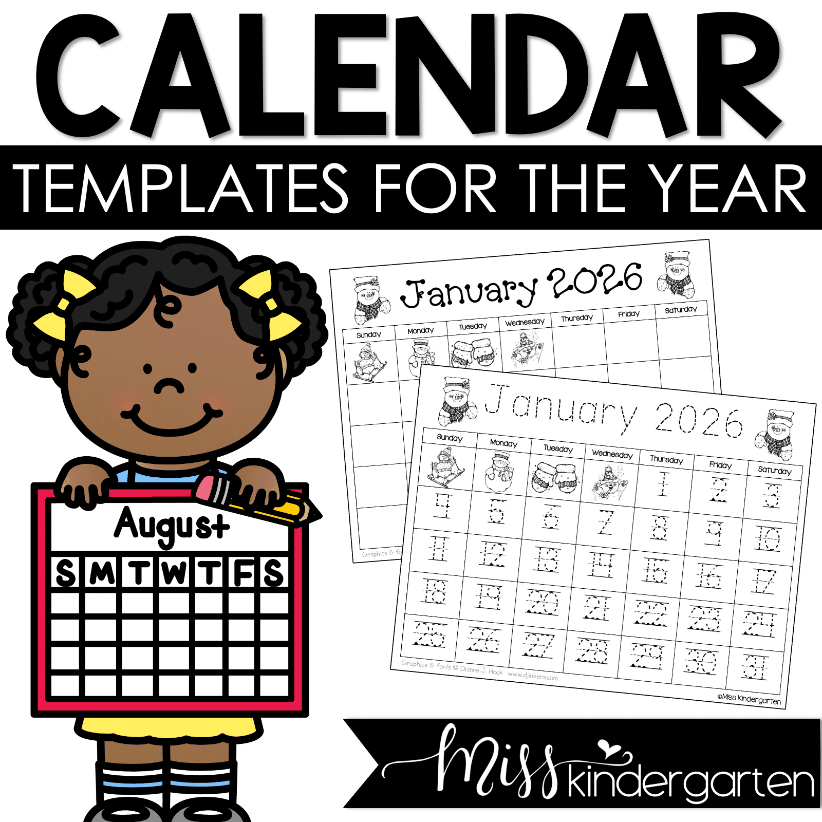 Monthly Editable Calendar Templates 2025 U0026 2026 Plus Yearly