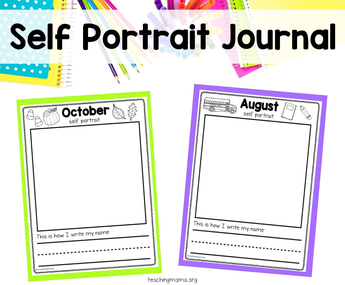 Self Portrait Template Free Printable