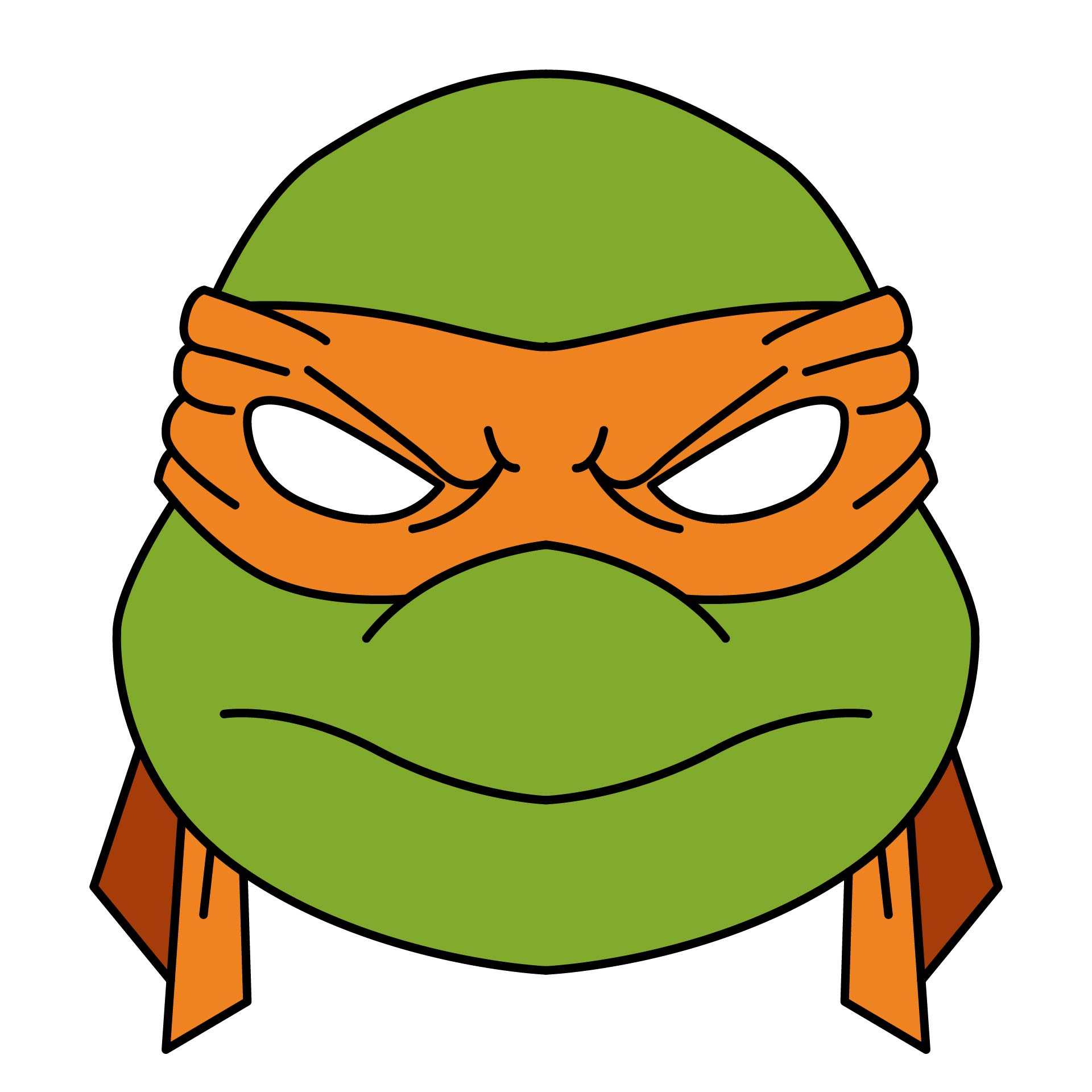 Ninja Turtle Template 12 Free PDF Printables Printablee Ninja Turtle Template 12 Free PDF Printables Printablee