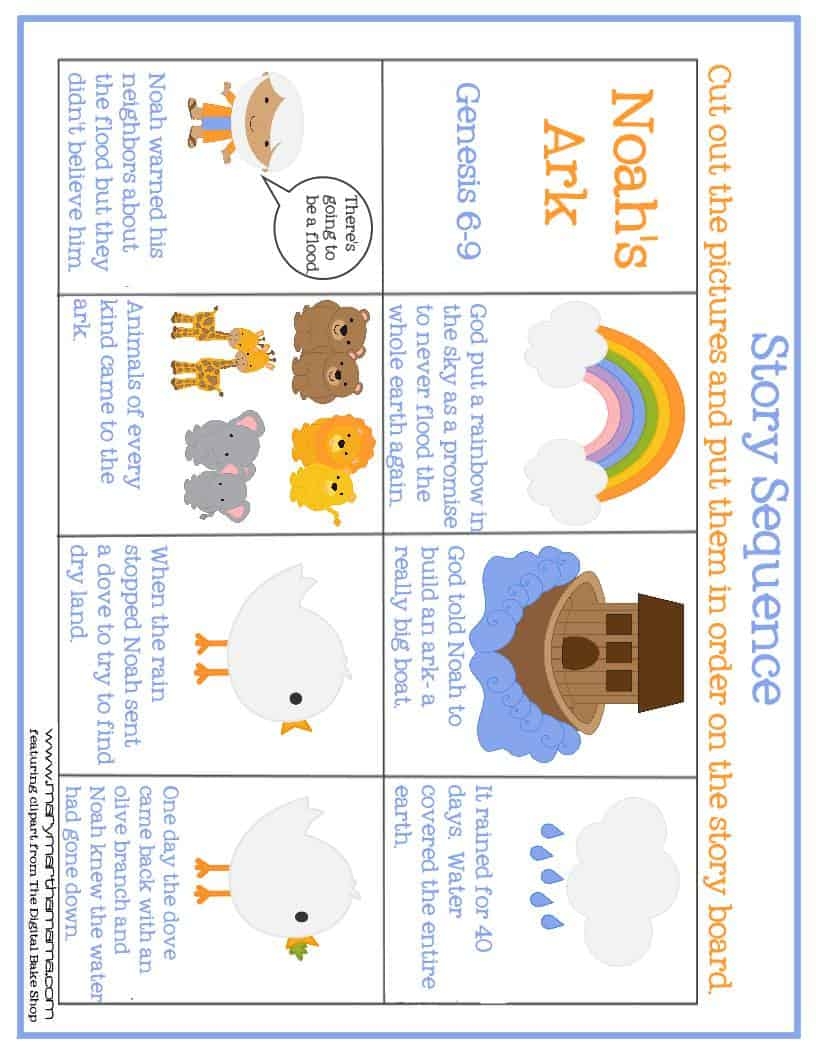 Noah s Ark Activities Free Printables Mary Martha Mama
