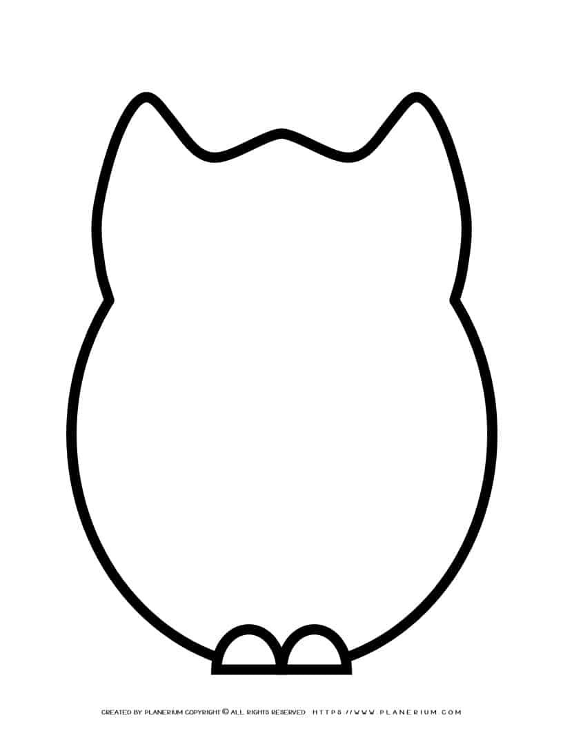 Owl Template Planerium