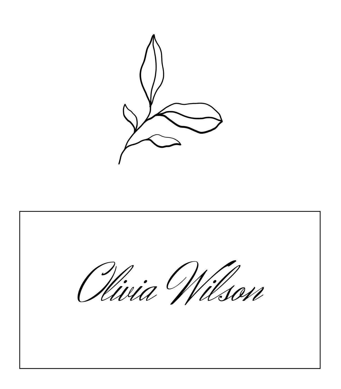 Place Cards Free Printable Templates