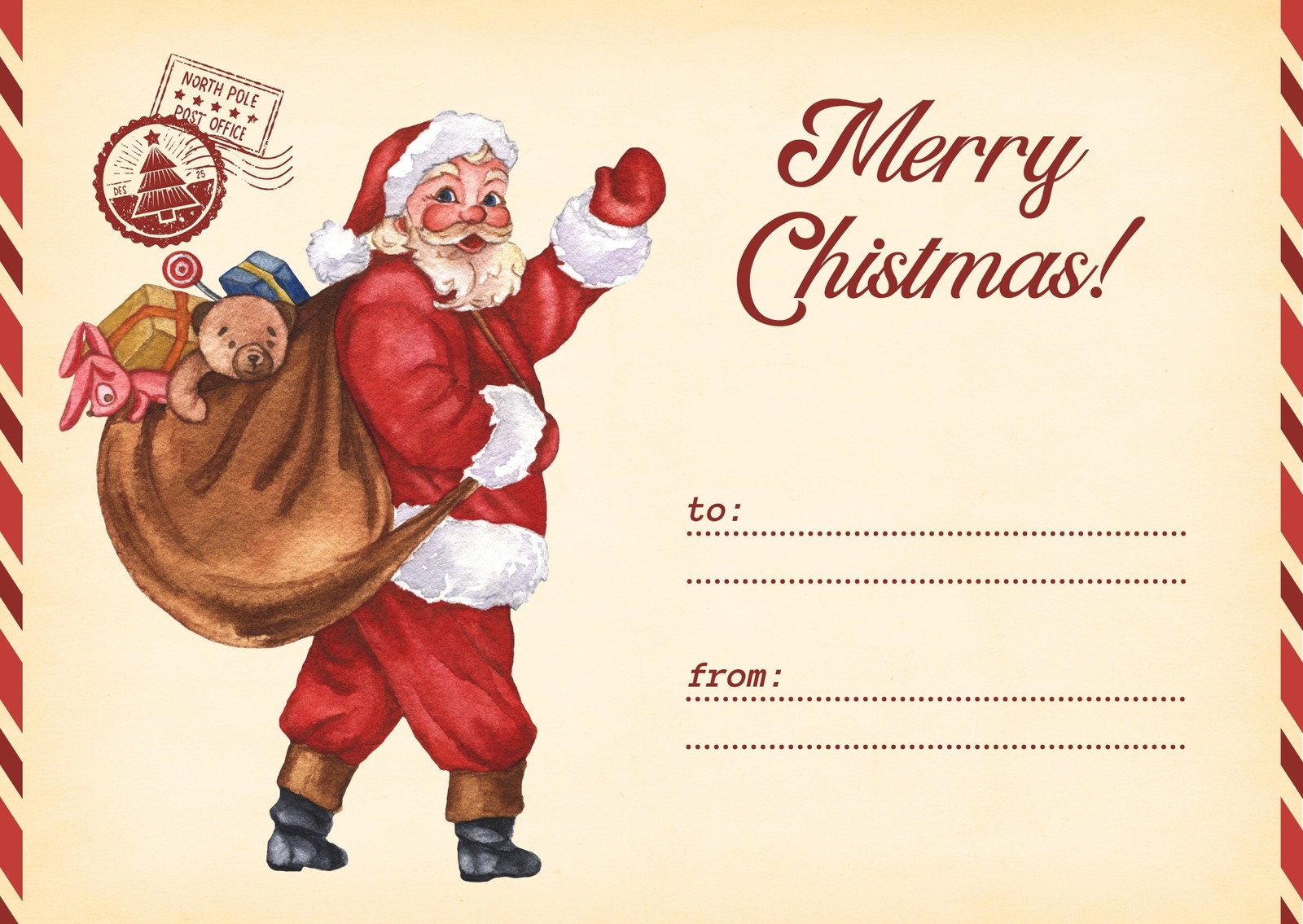 Page 8 Free Custom Printable Christmas Card Templates Canva