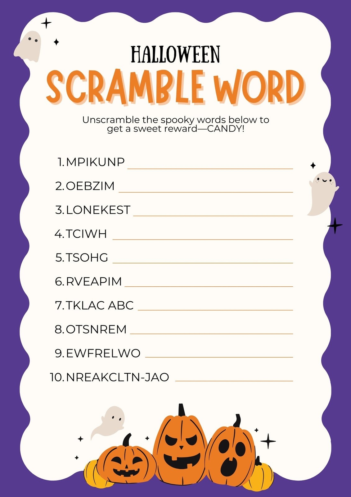 Page 9 Free And Customizable Halloween Templates