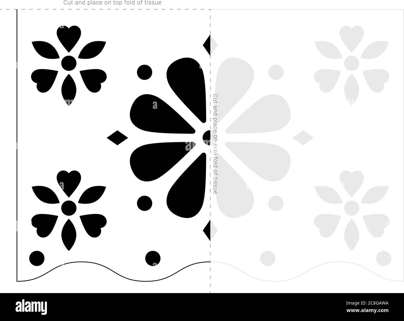Papel Picado Bunting Black And White Stock Photos U0026 Images Alamy