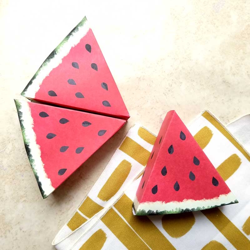 Paper Craft Templates For Play Fruit Watermelon Moms And Crafters