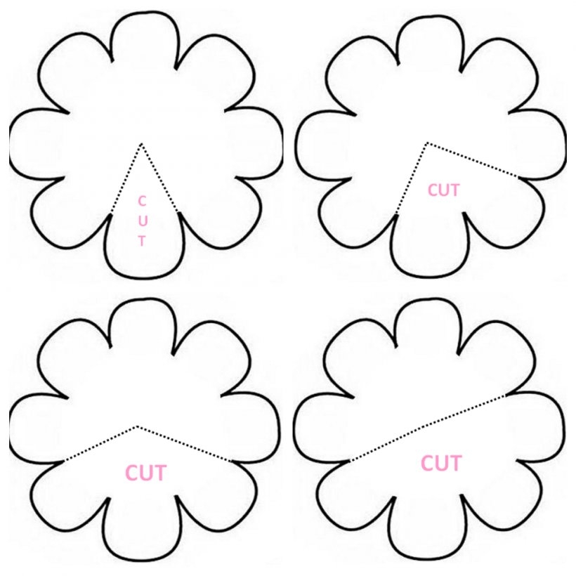 Flower Template Printable Free Flower Template Printable Free