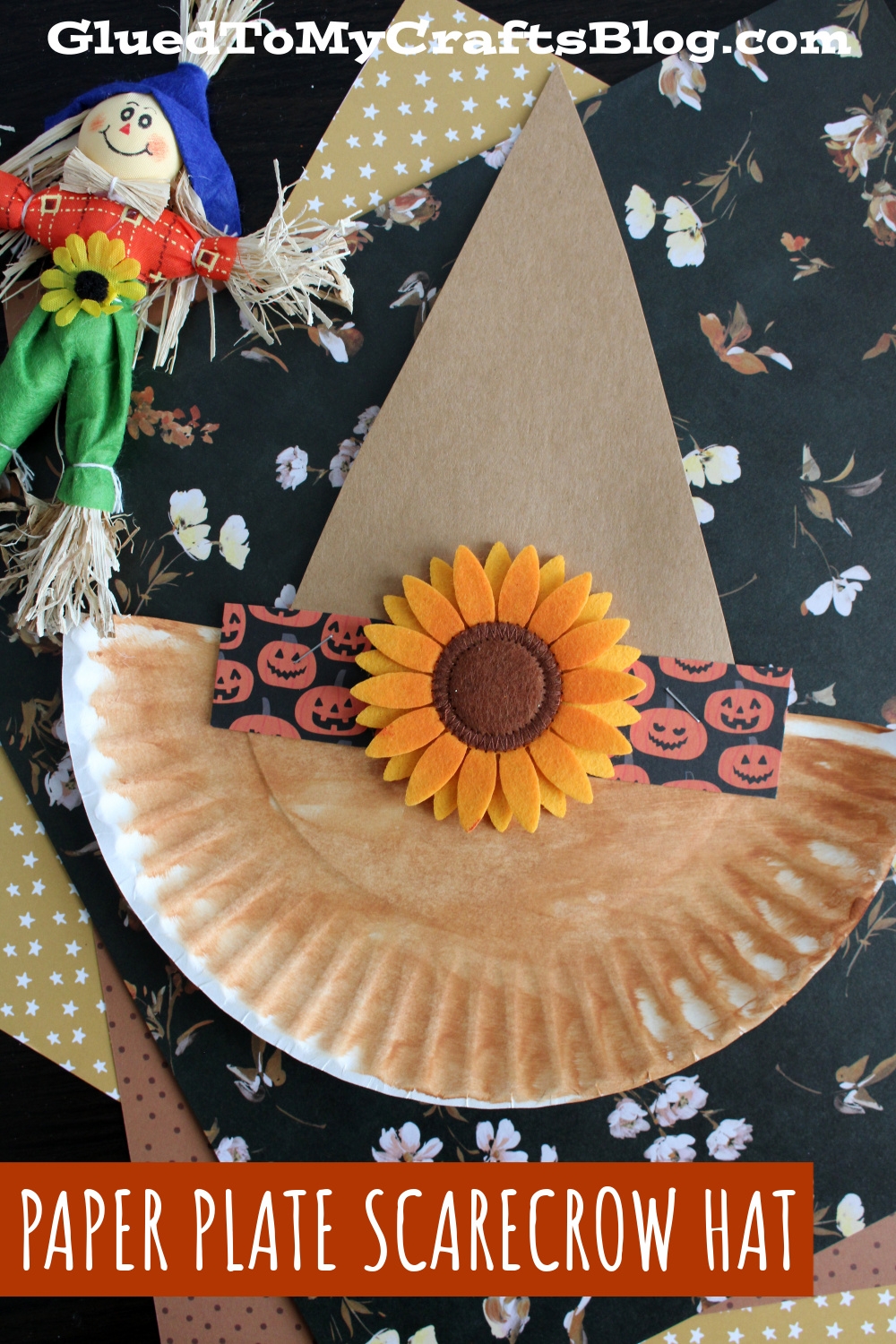 Paper Plate Scarecrow Hat Craft Idea For Fall Glued To My Crafts Paper Plate Scarecrow Hat Craft Idea For Fall Glued To My Crafts