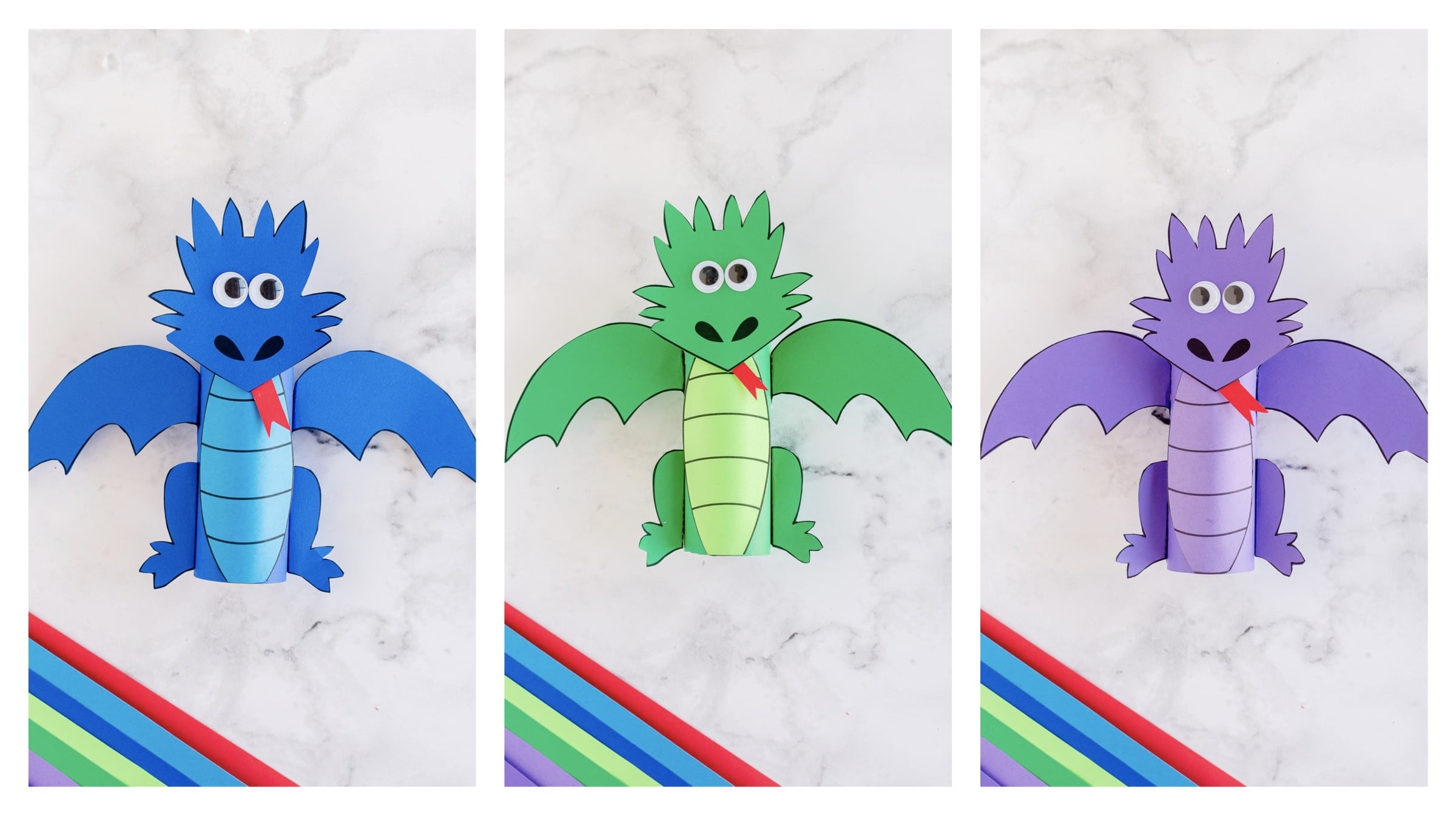 Free Printable Dragon Craft Template