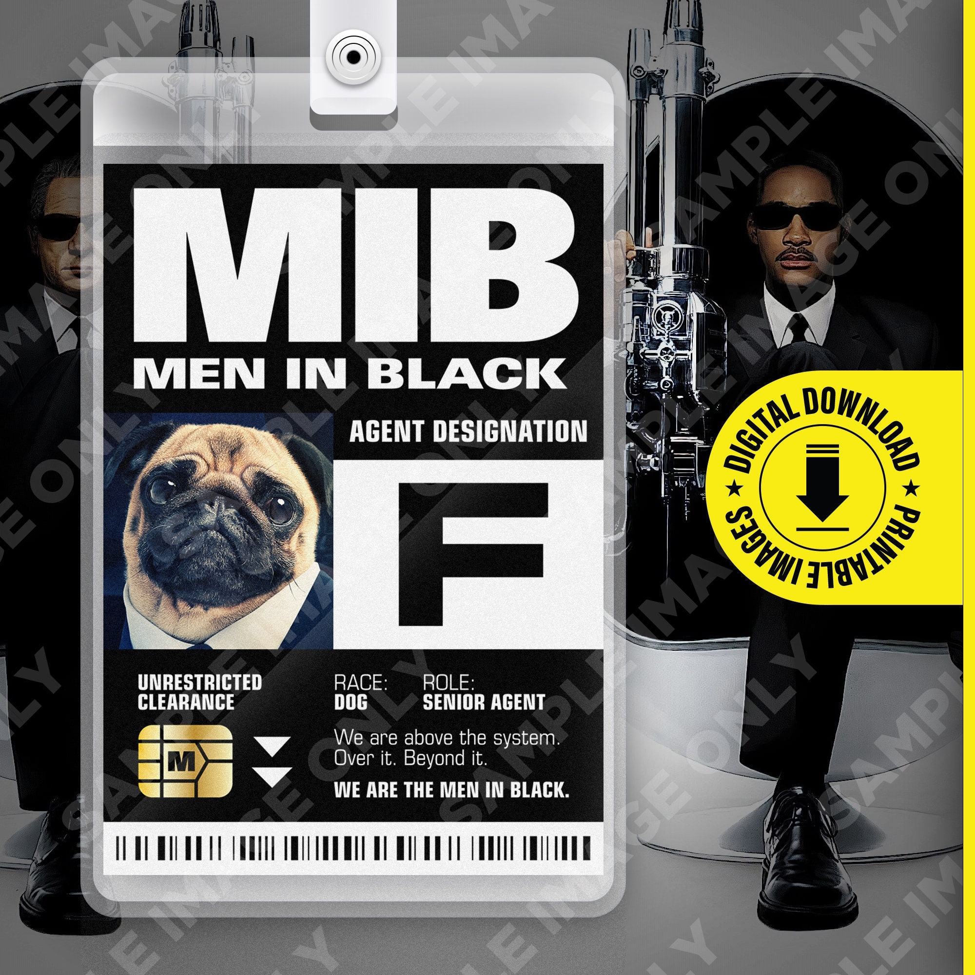 PDF Download MIB Special Agent F Men In Black ID Badge Card Halloween Cosplay Costume Name Tag Card Size 2 375 In X 3 375 In Etsy PDF Download MIB Special Agent F Men In Black ID Badge Card Halloween Cosplay Costume Name Tag Card Size 2 375 In X 3 375 In Etsy