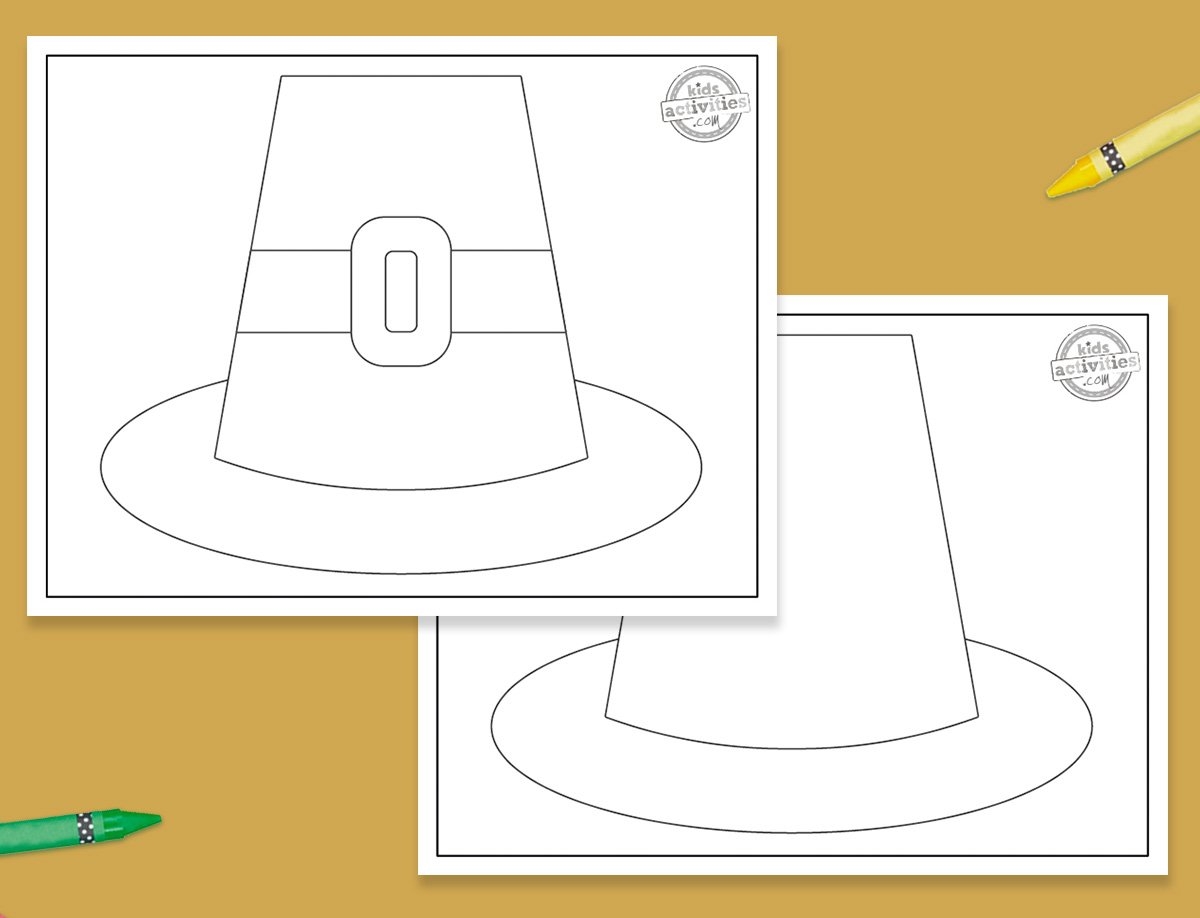 Free Printable Pilgrim Hat Template Pdf