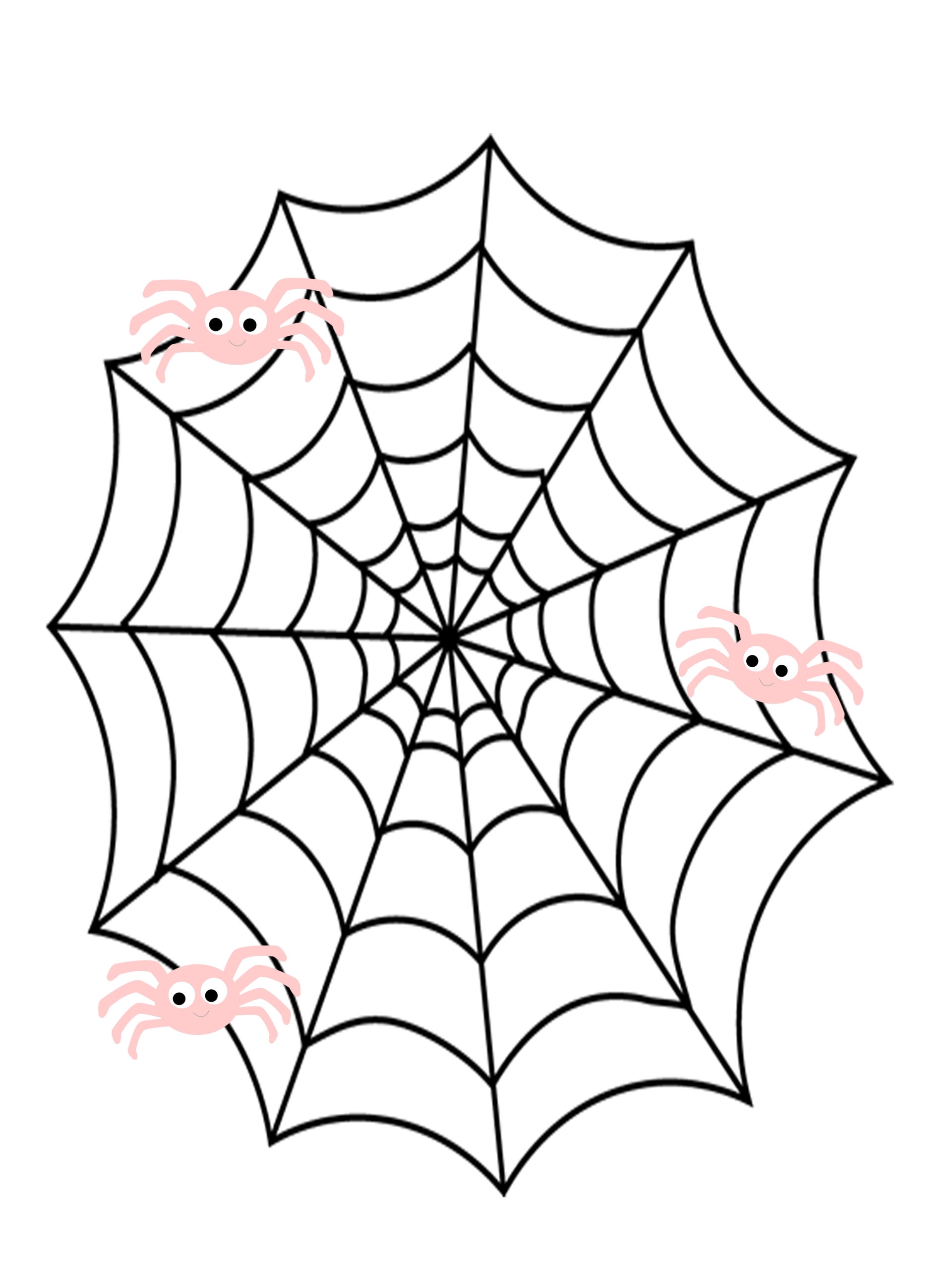 Free Printable Spider Web Template Free Printable Spider Web Template