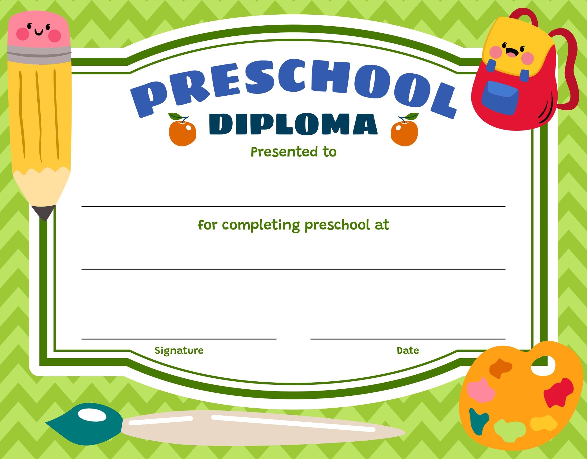 Preschool Diploma Certificates 10 Free PDF Printables Printablee Preschool Diploma Certificates 10 Free PDF Printables Printablee