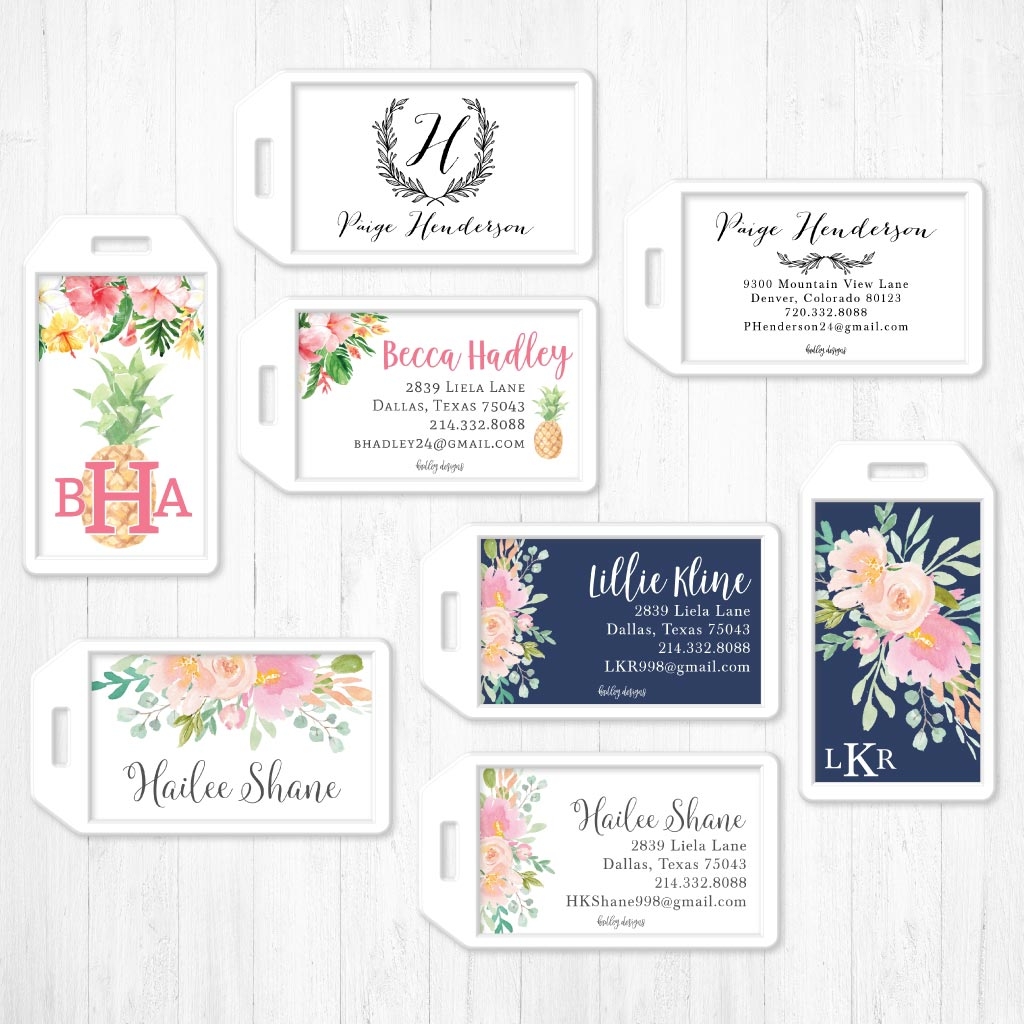 Print Your Own Luggage Tags Online