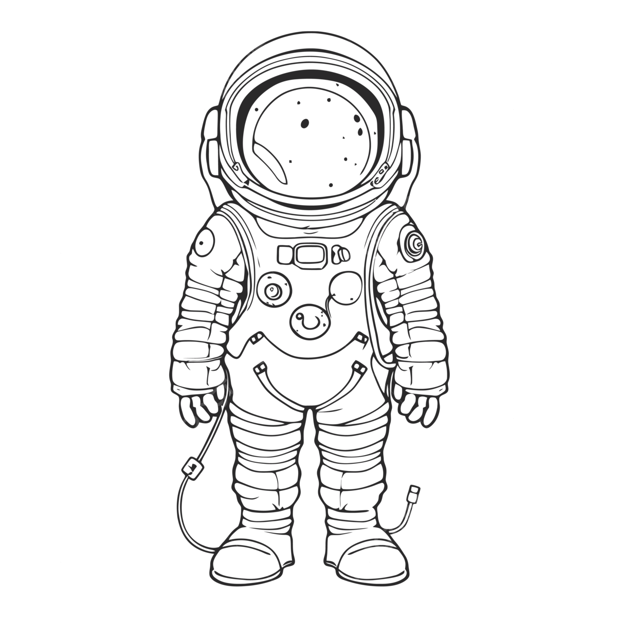Astronaut Template Free Printable