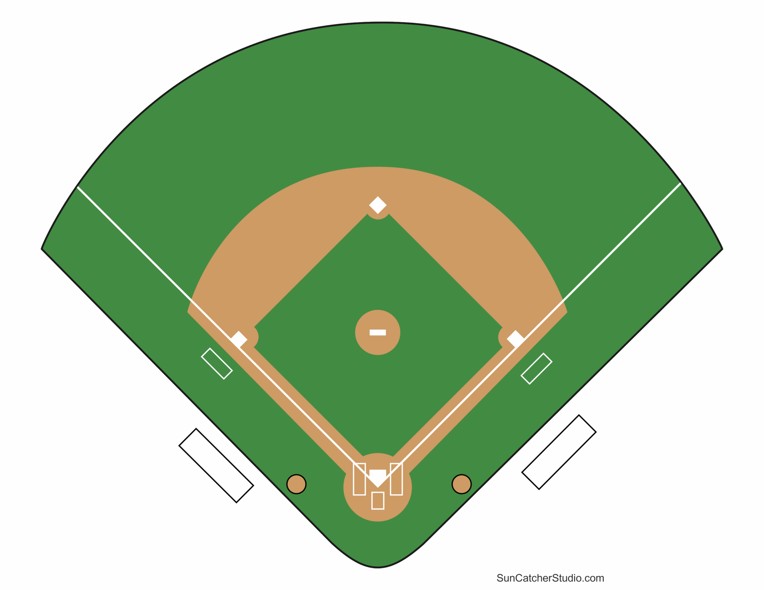 Printable Baseball Field Diagram Softball Diamond Templates Free Printables Monograms Design Tools Patterns U0026 DIY Projects