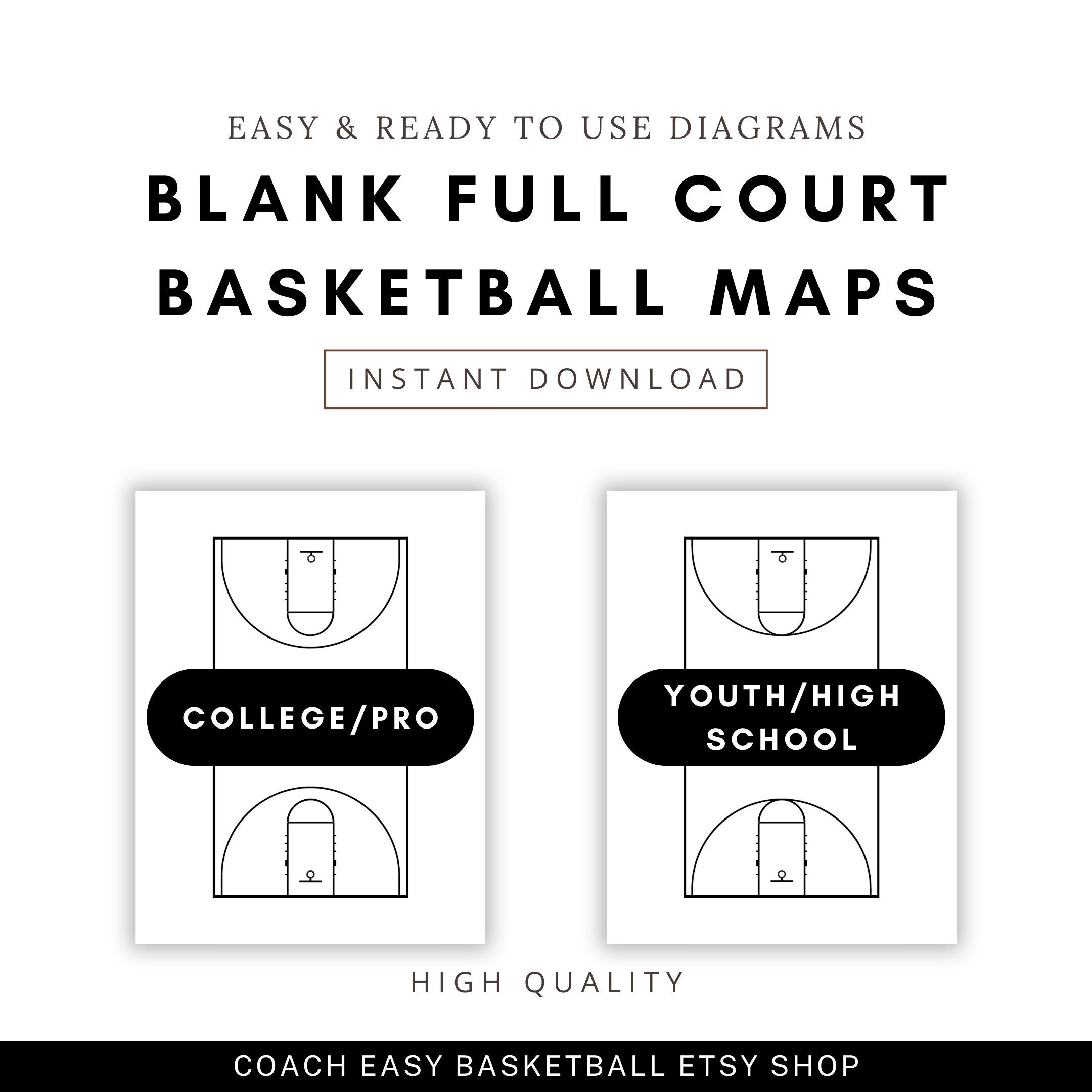 Printable Basketball Full Court Map Templates Blank Diagrams For Coaching Drawing Up Plays Game Day Strategy And Teaching Youth hs PDF Etsy Printable Basketball Full Court Map Templates Blank Diagrams For Coaching Drawing Up Plays Game Day Strategy And Teaching Youth hs PDF Etsy