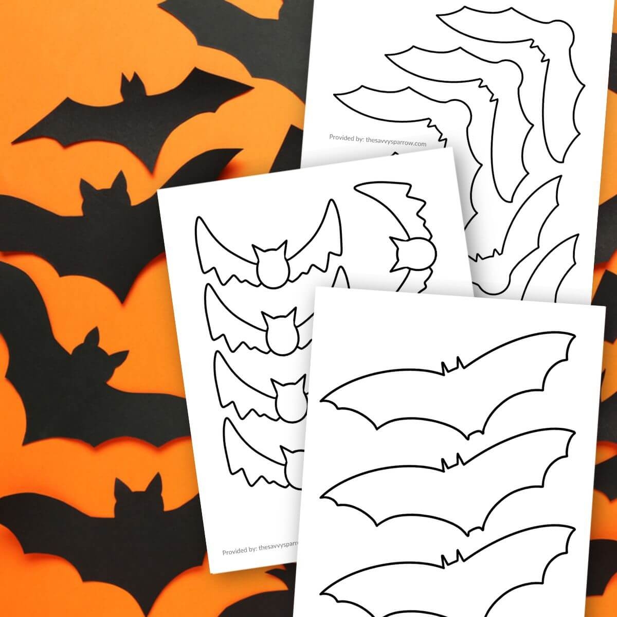 Free Printable Printable Bat Template