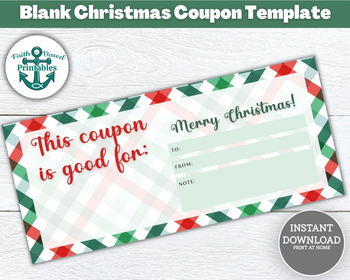 Coupon Template Free Printable