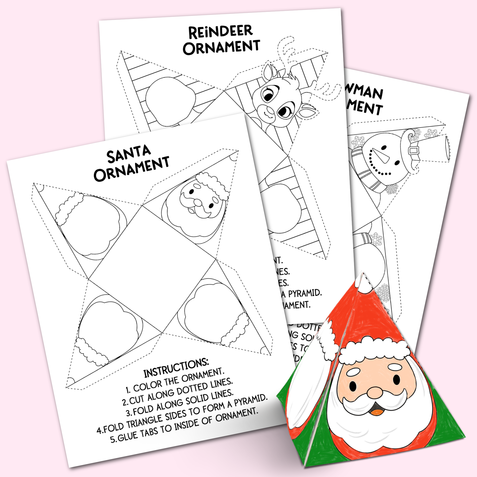 Christmas Ornament Templates Free Printable