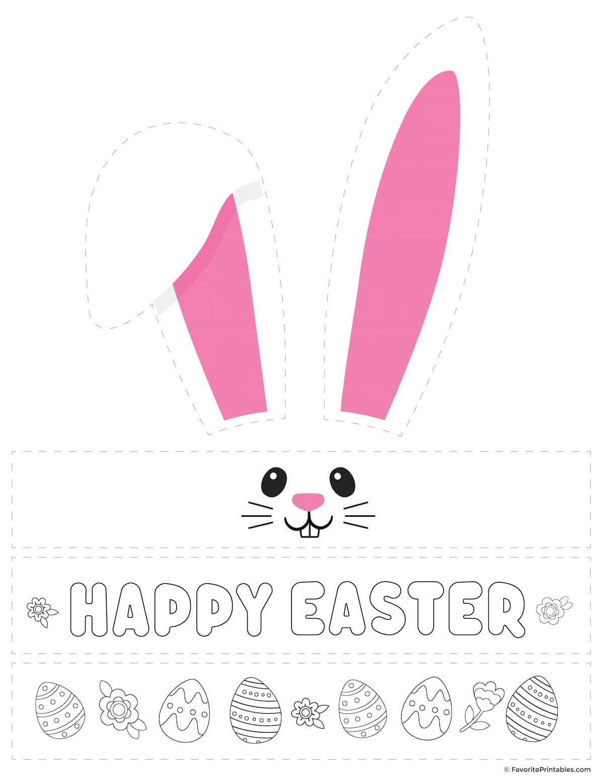 Free Bunny Template Printable