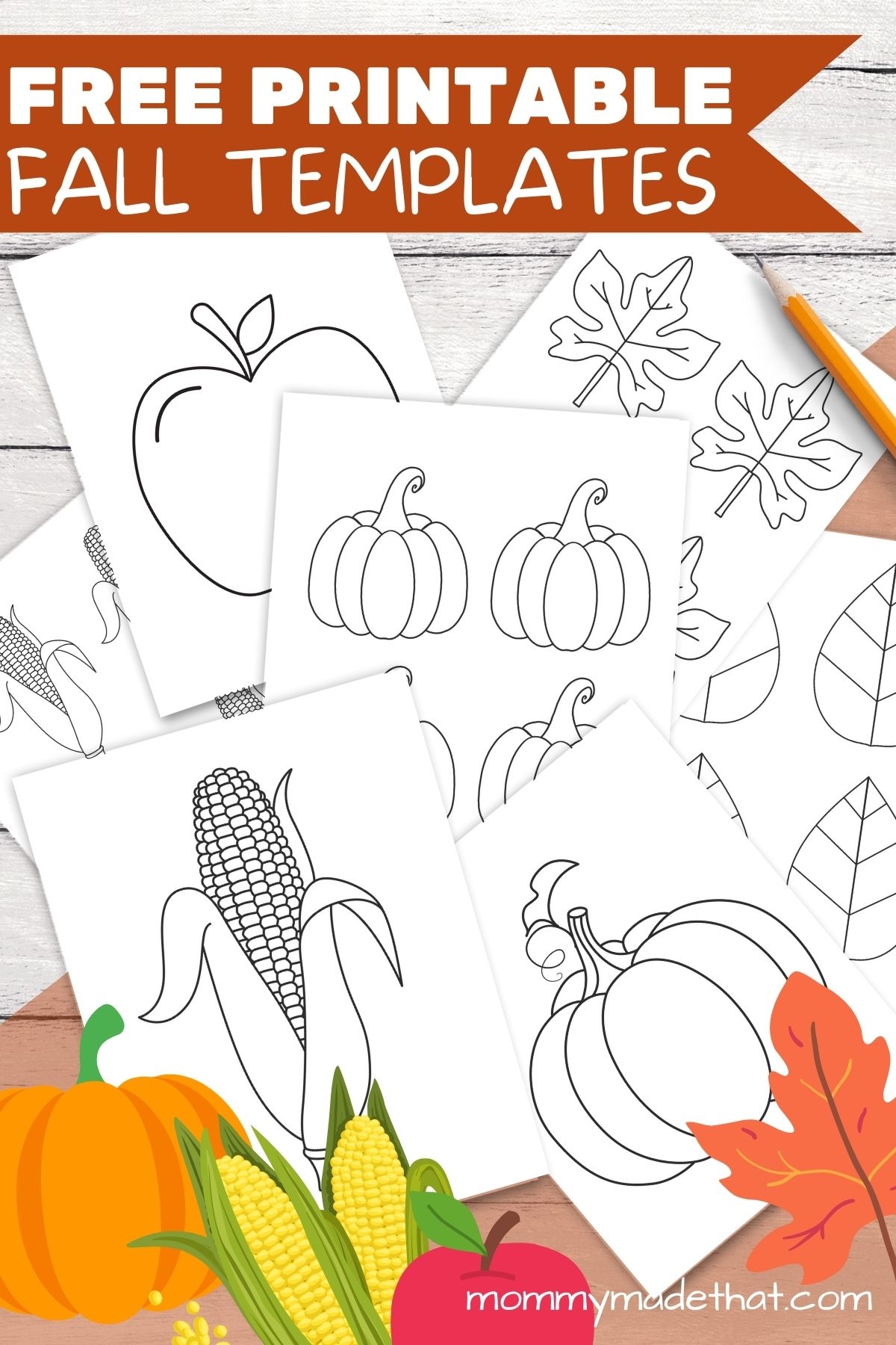 Printable Fall Craft Templates Printable Party Favors