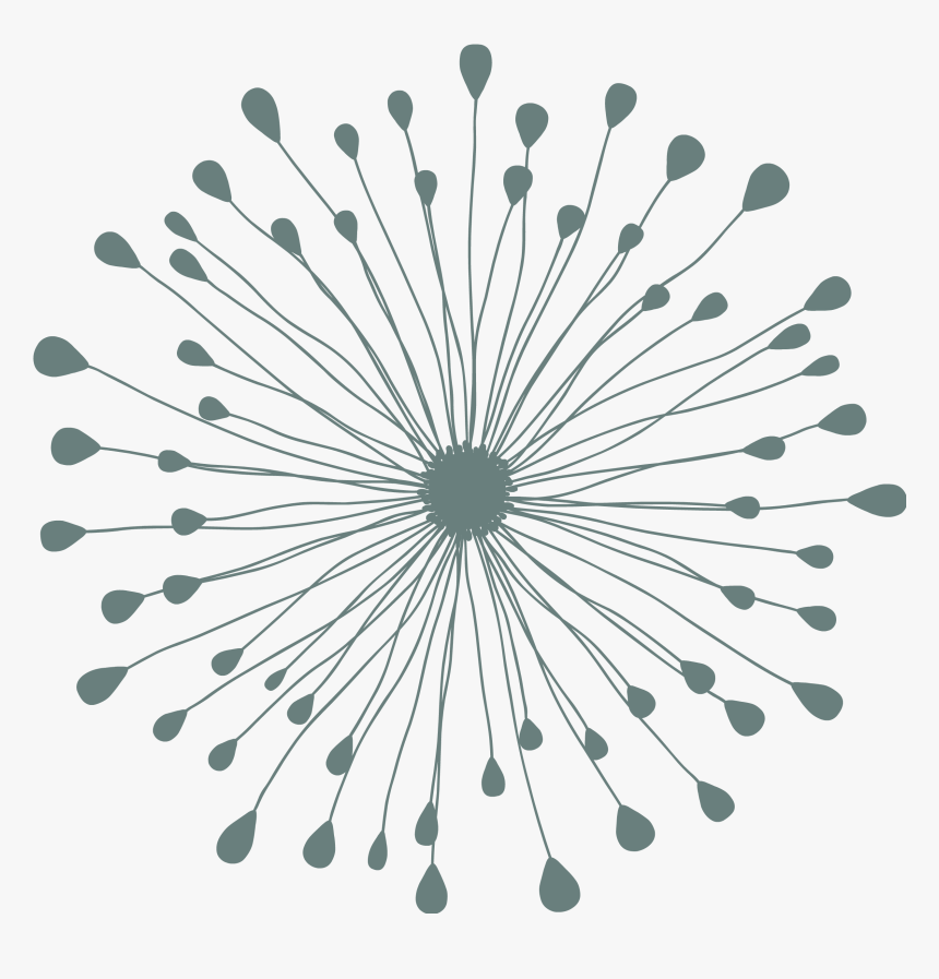 Printable Free Thumbprint Dandelion Template HD Png Download Kindpng