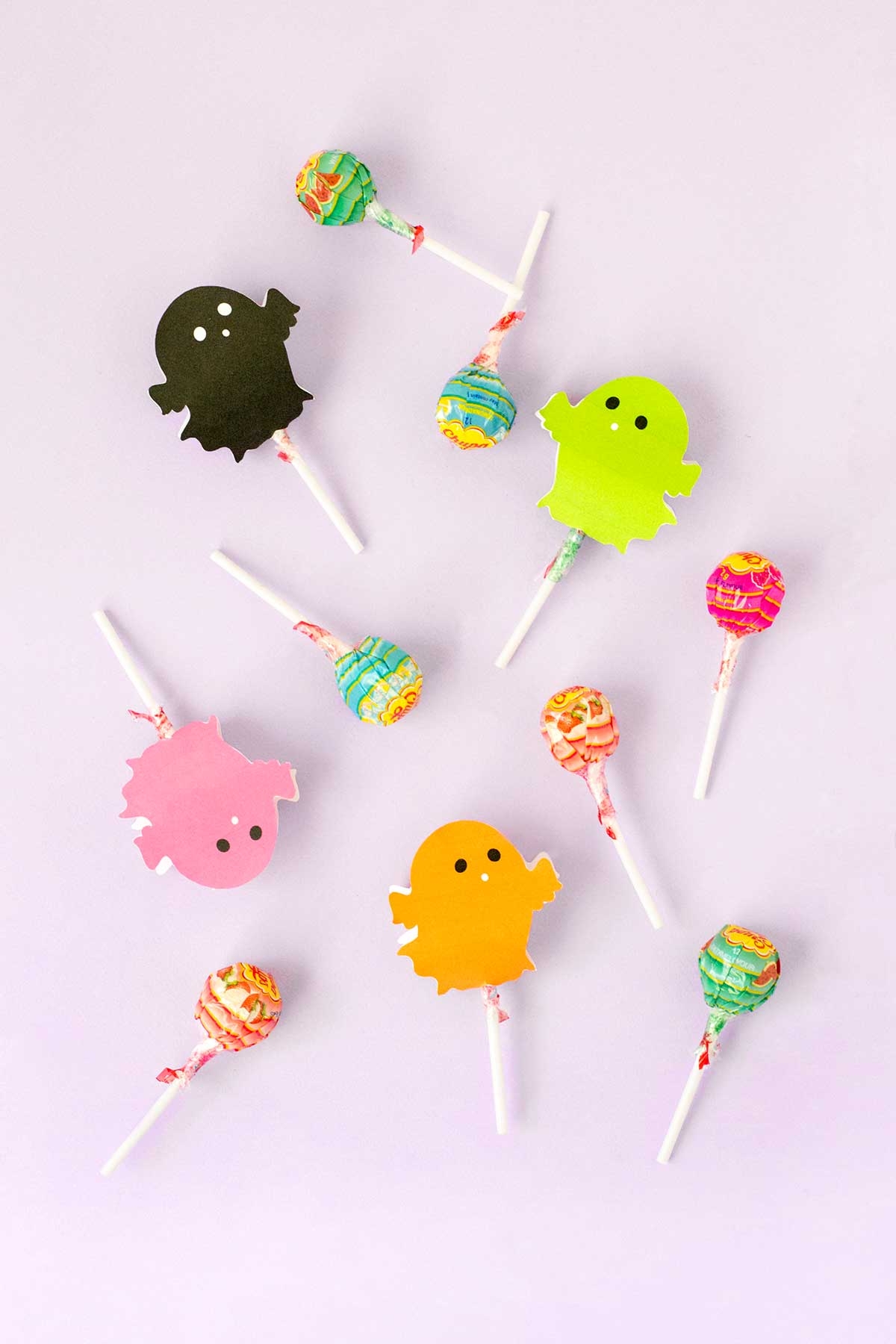 Printable Ghost Lollipop Holders Makeandtell