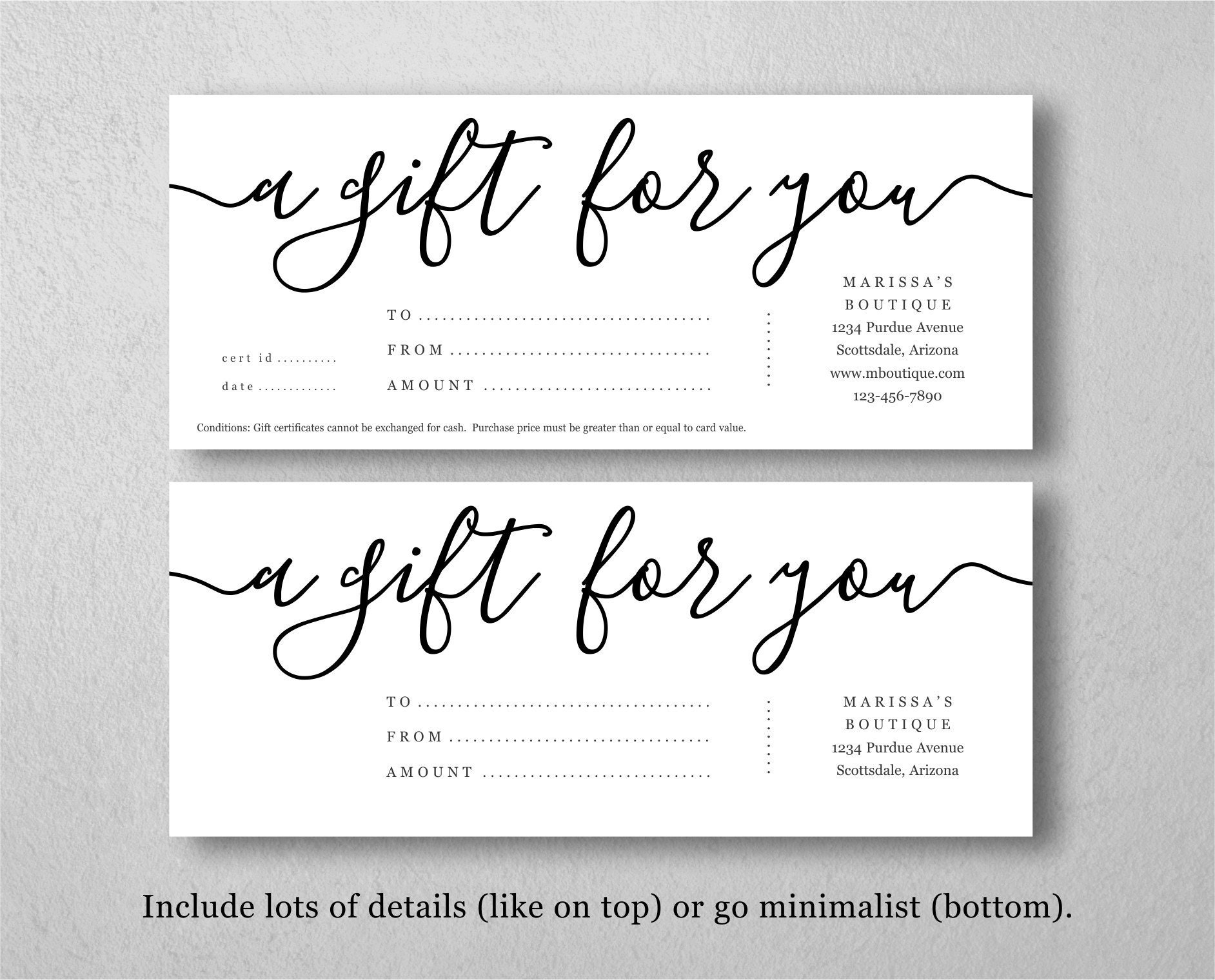 Gift Certificate Printable Template Free Gift Certificate Printable Template Free