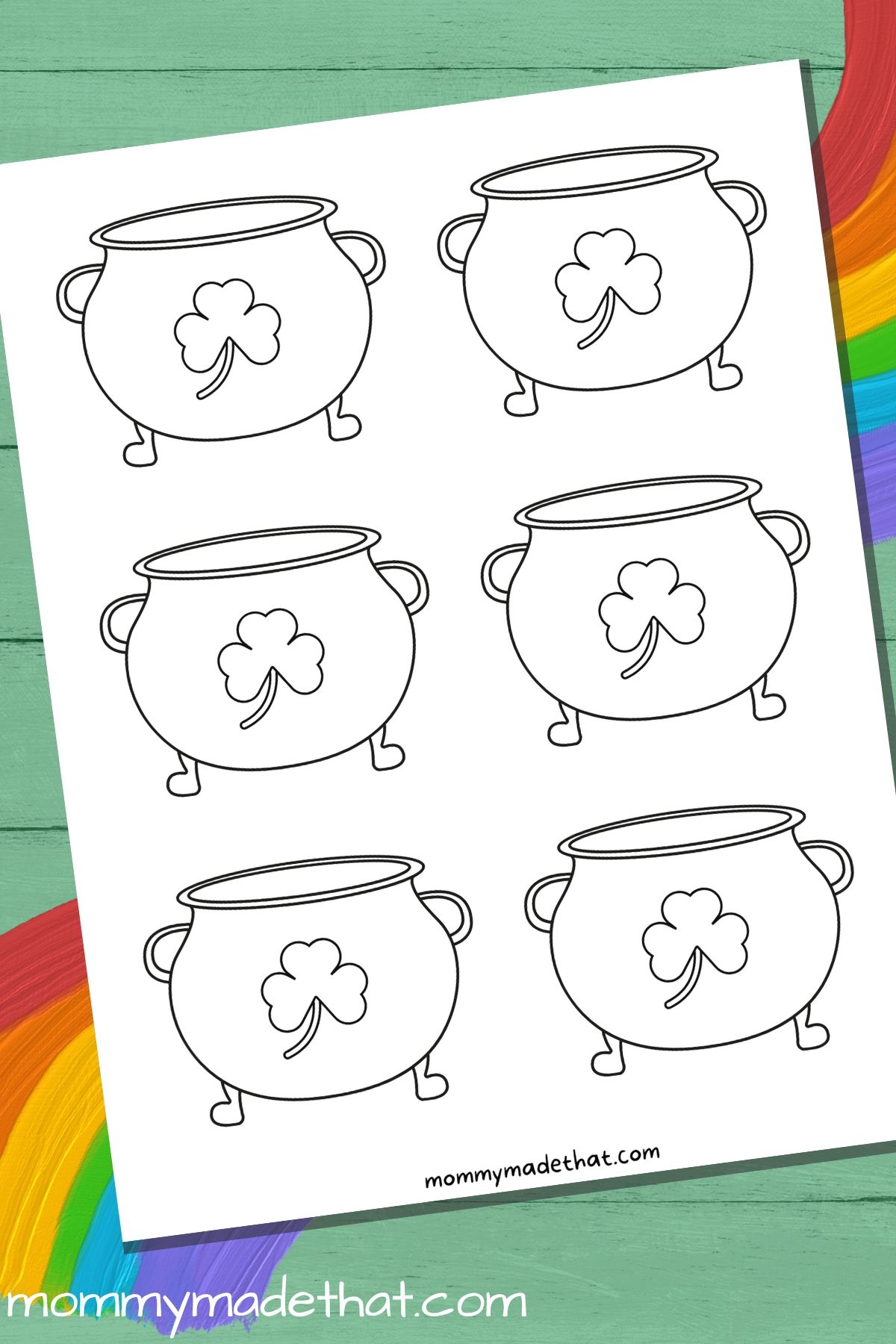 Printable Pot Of Gold Templates Lots Of Free Outlines Printable Pot Of Gold Templates Lots Of Free Outlines