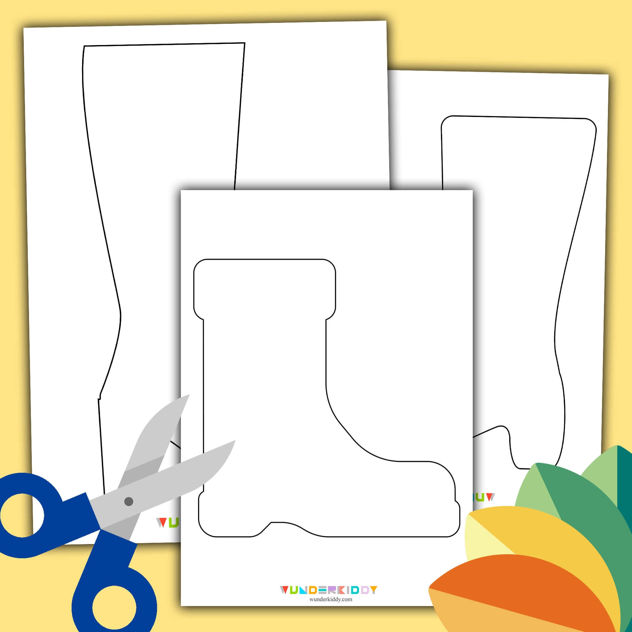 Free Printable Cowboy Boot Template Free Printable Cowboy Boot Template