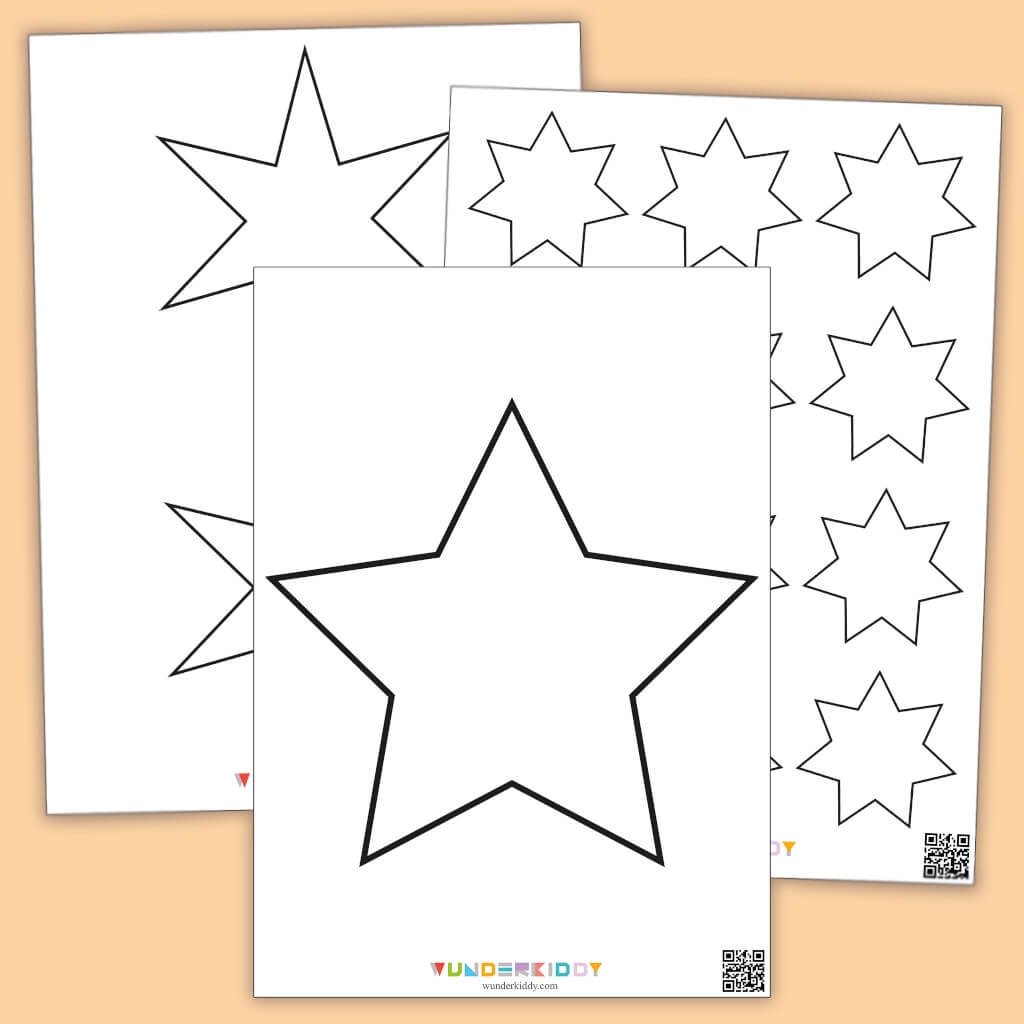 Printable Star Templates For Free In Small Medium Or Large Sizes Printable Star Templates For Free In Small Medium Or Large Sizes