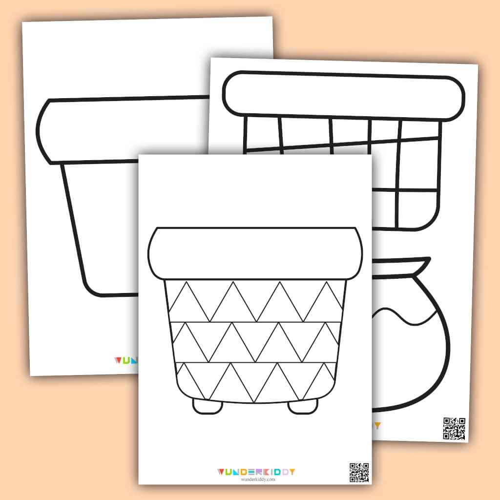 Flower Pot Template Free Printable